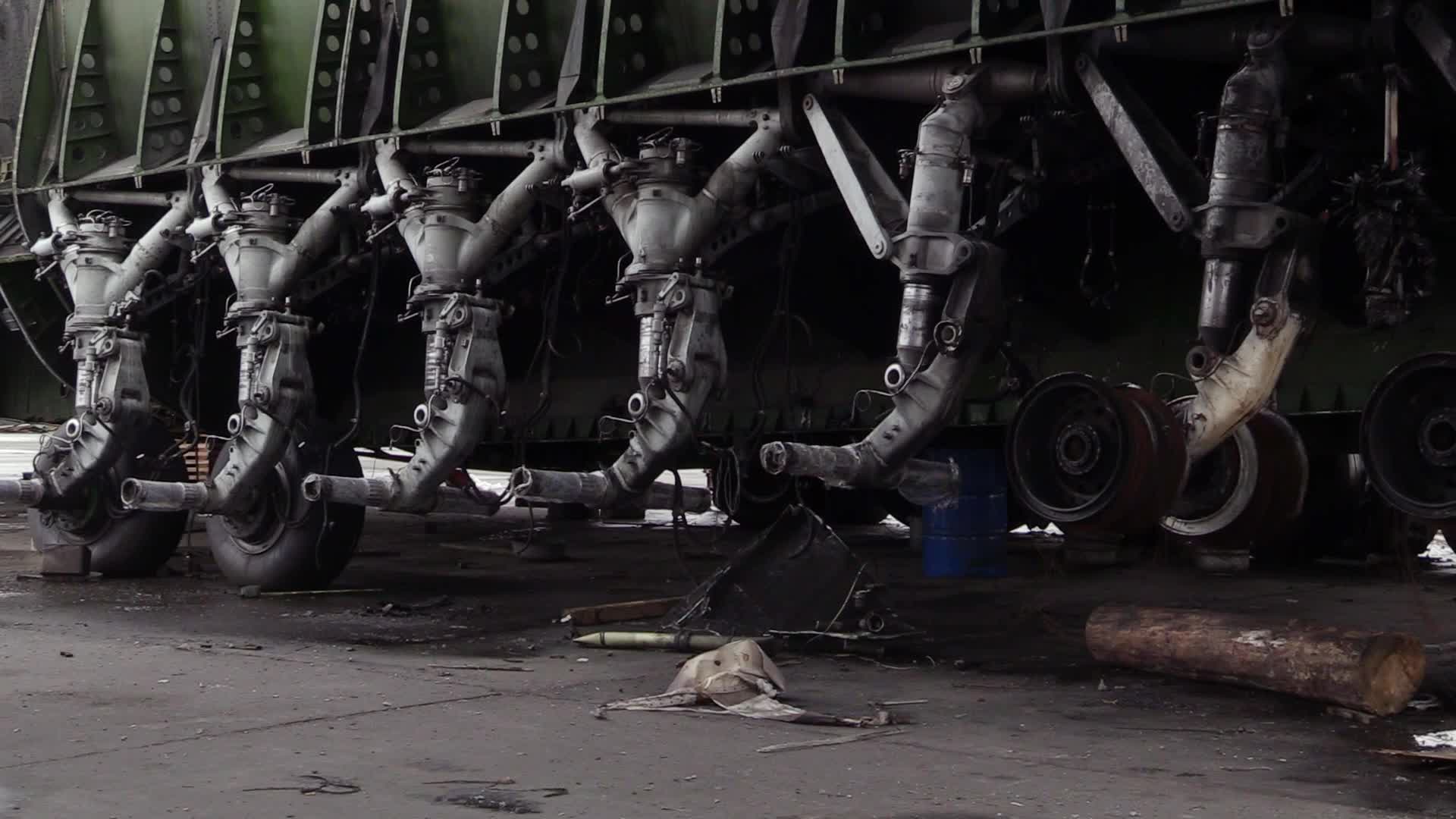 Destroyed the largest cargo aircraft in the world Antonov An-225 Mriya "Dream" in Hostomel, amid Russia's invasion of Ukraine
