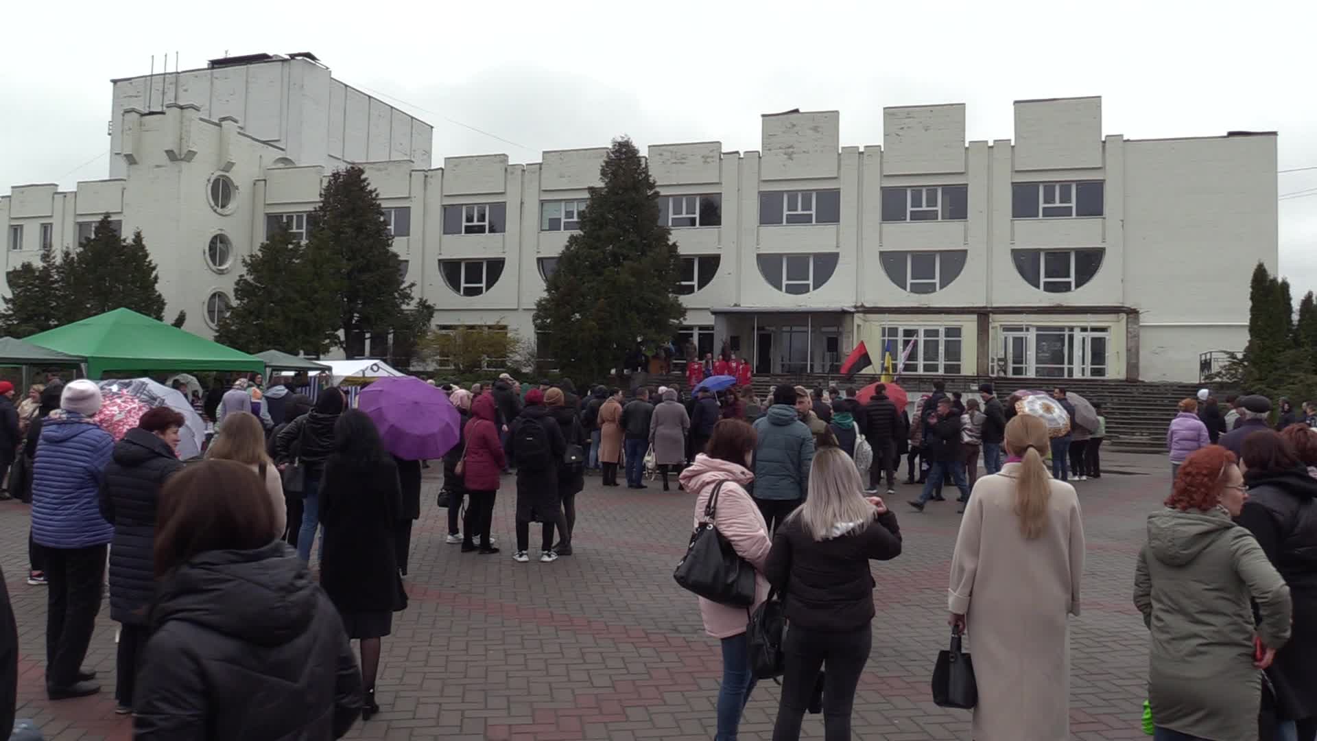 The first anniversary of liberation Borodyanka from Russian troops, amid Russia's invasion of Ukraine.
