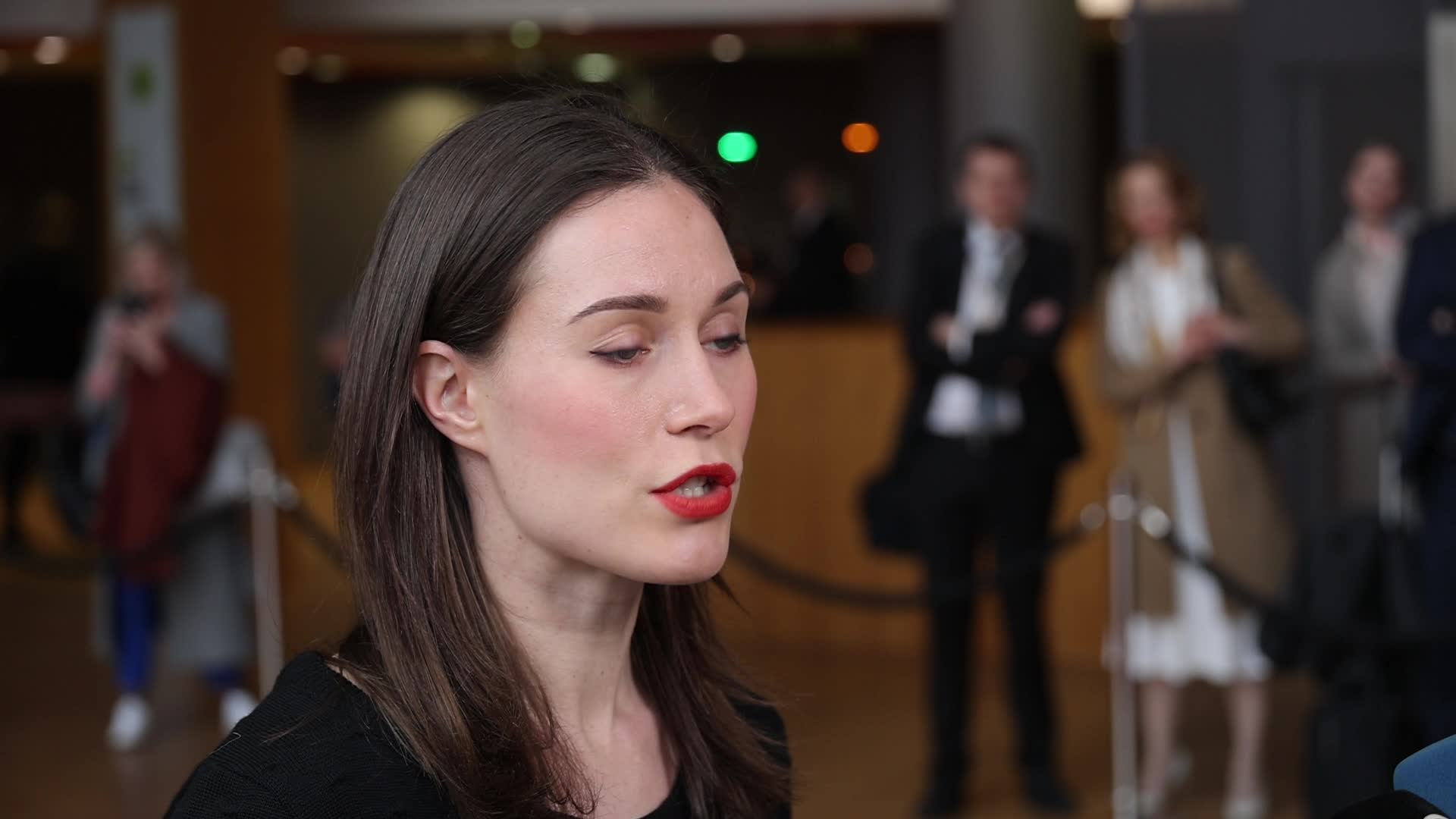 Sanna Marin Prime Minister of Finland at the European Council