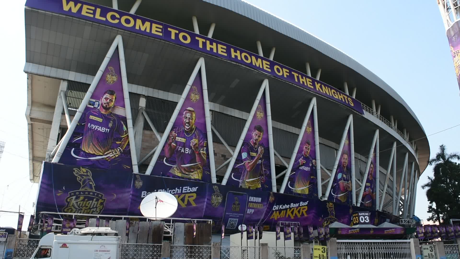Preparation of Indian Premiere League (IPL) 2023 in Kolkata.