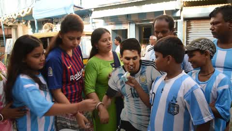 Indian Football Fans Celebrate Lionel Messi Birthday
