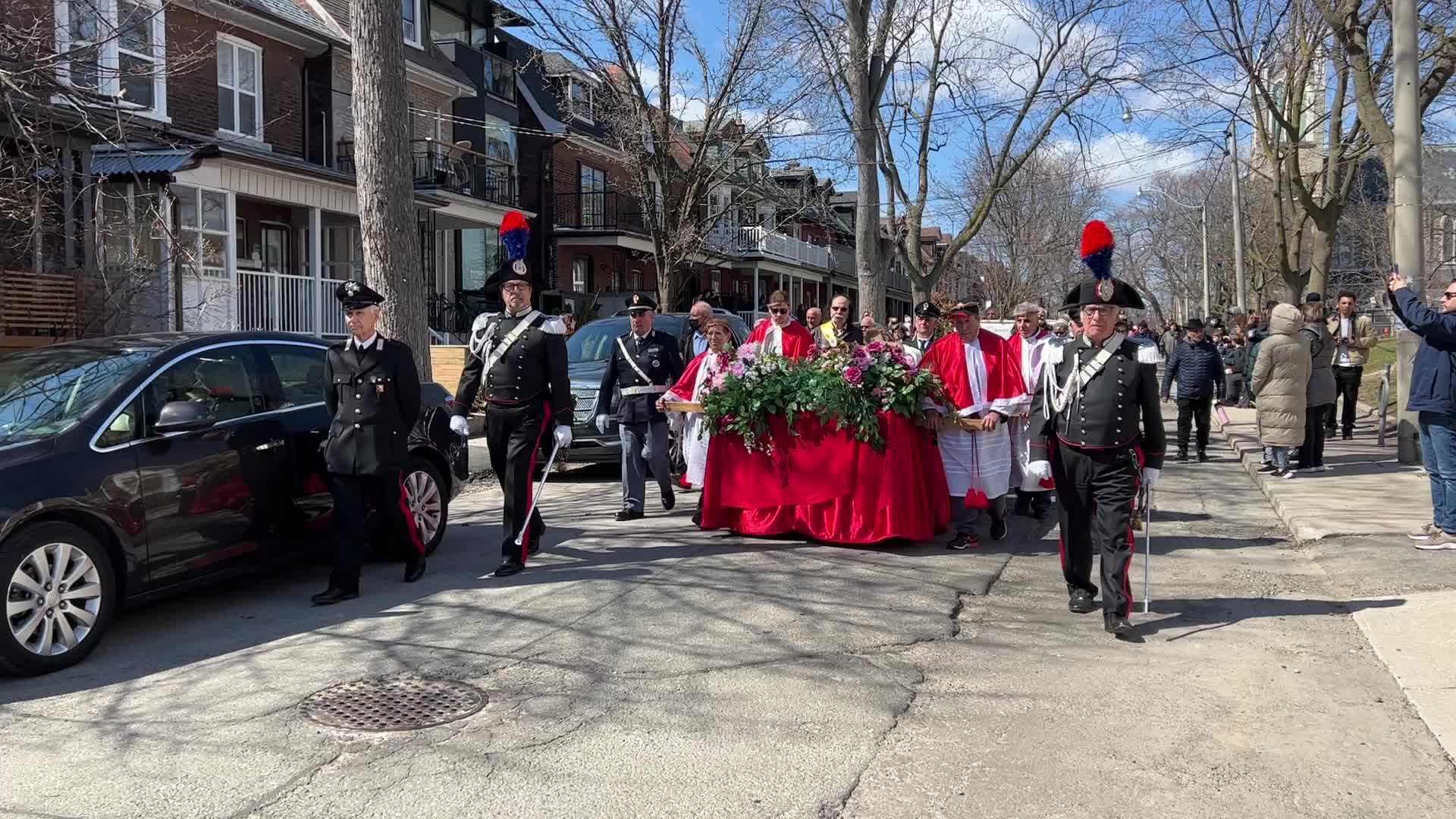 Good Friday Procession During Holy Week In Toronto