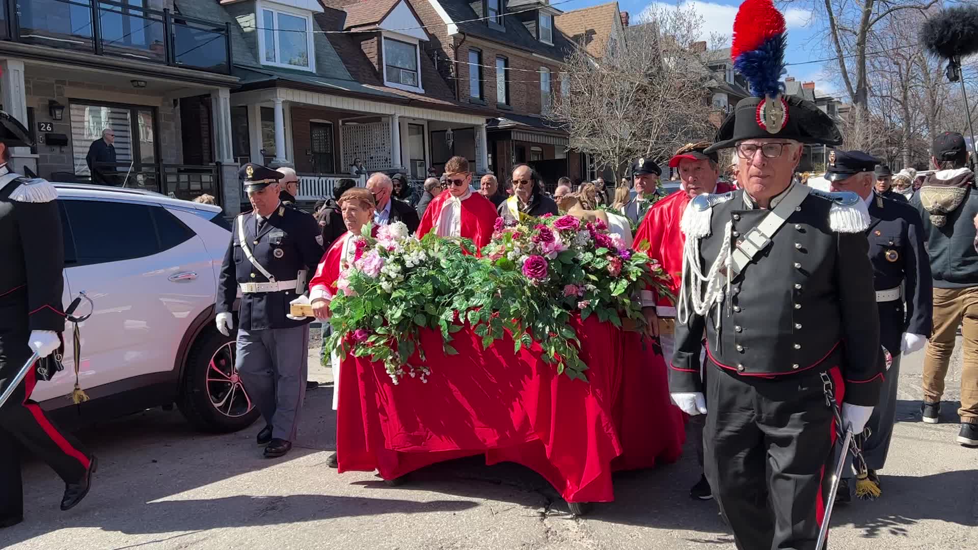 Good Friday Procession During Holy Week In Toronto