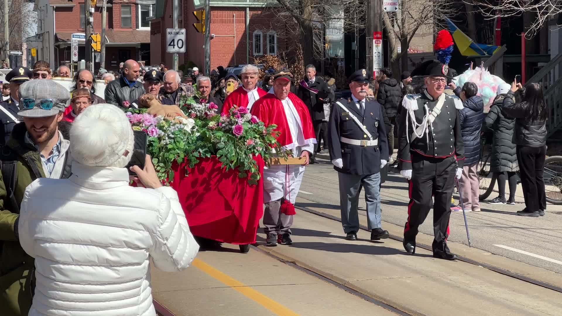 Good Friday Procession During Holy Week In Toronto