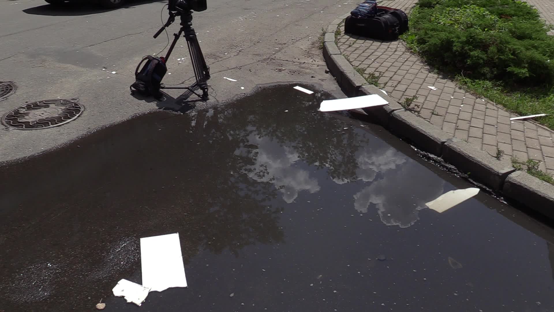 112 Ukraine TV channel came under fire of grenade launcher in Kiev