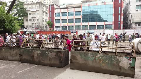 Protesting against the recent gas price hike in Bangladesh