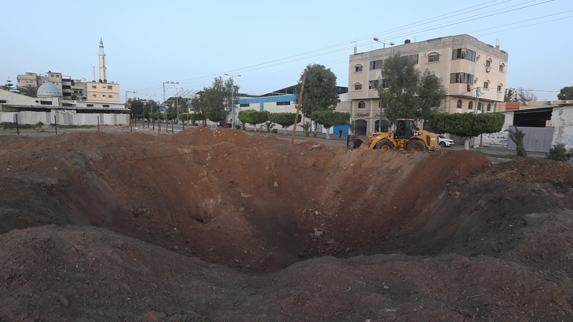 Aftermath of Israeli Airstrike In Gaza, Palestine