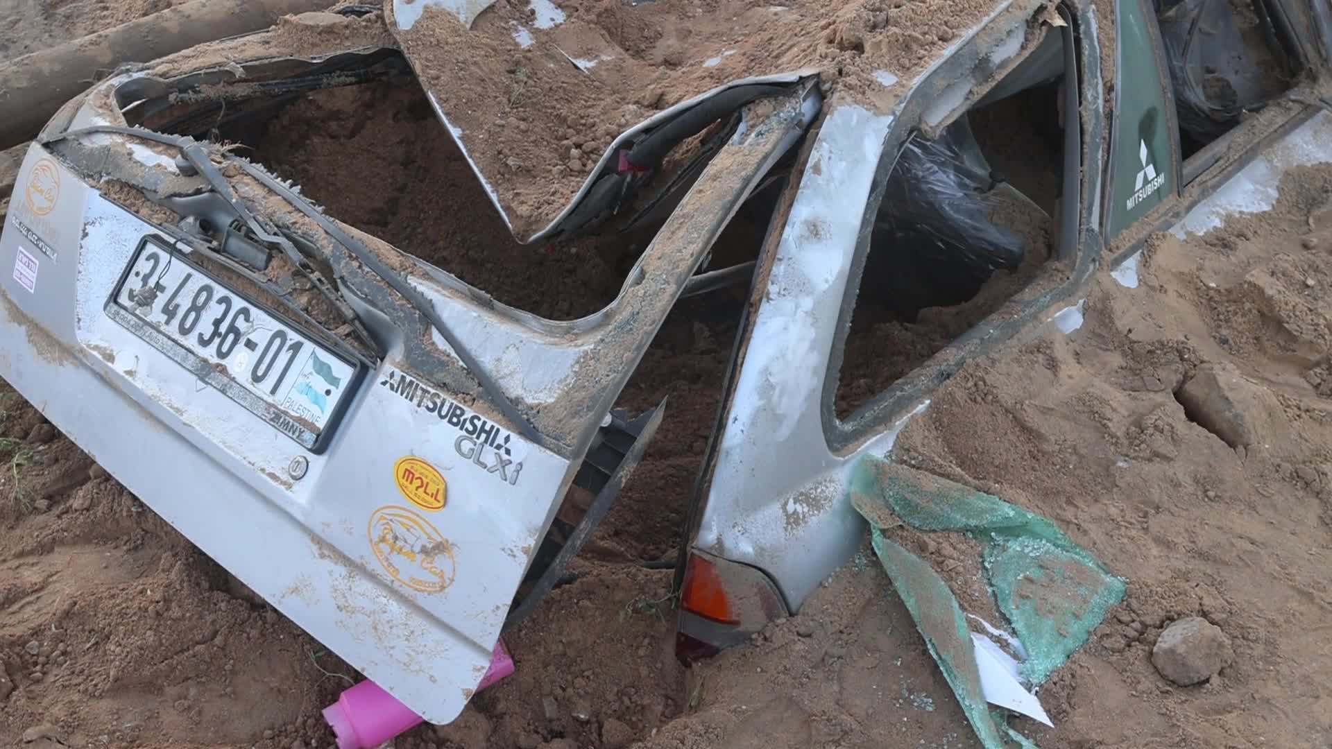 Aftermath of Israeli Airstrike In Gaza, Palestine
