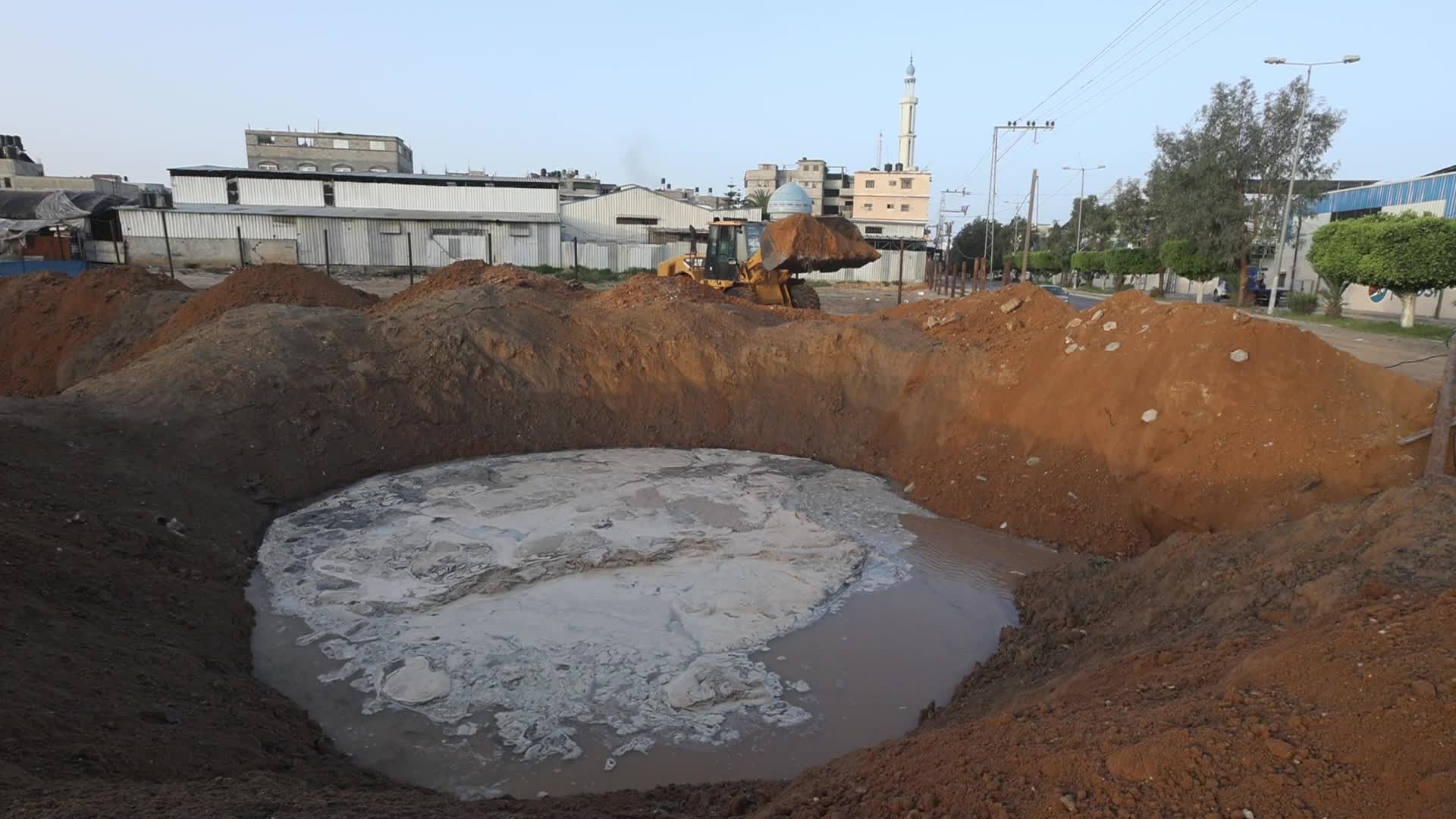 Aftermath of Israeli Airstrike In Gaza, Palestine