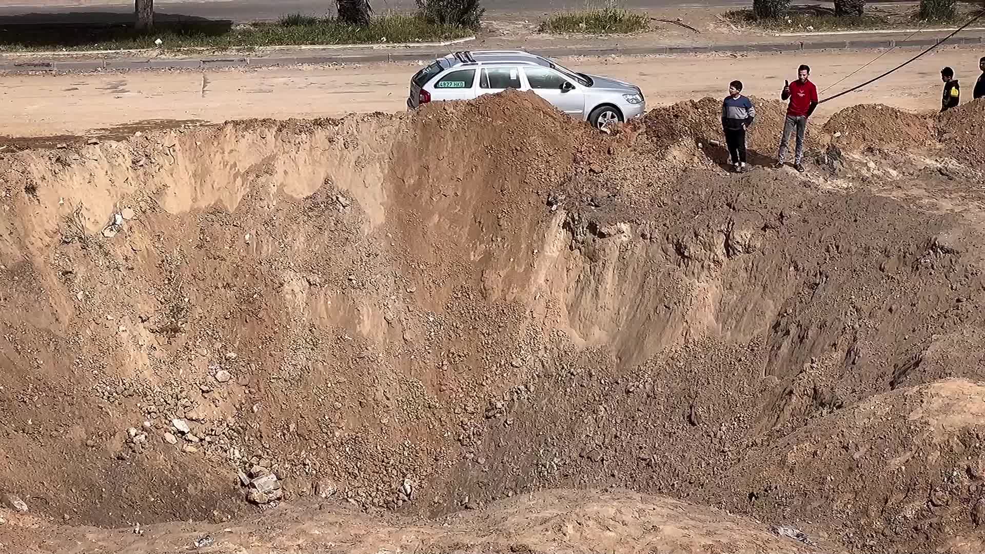 Aftermath of Israeli Air Strike In Gaza, Palestine