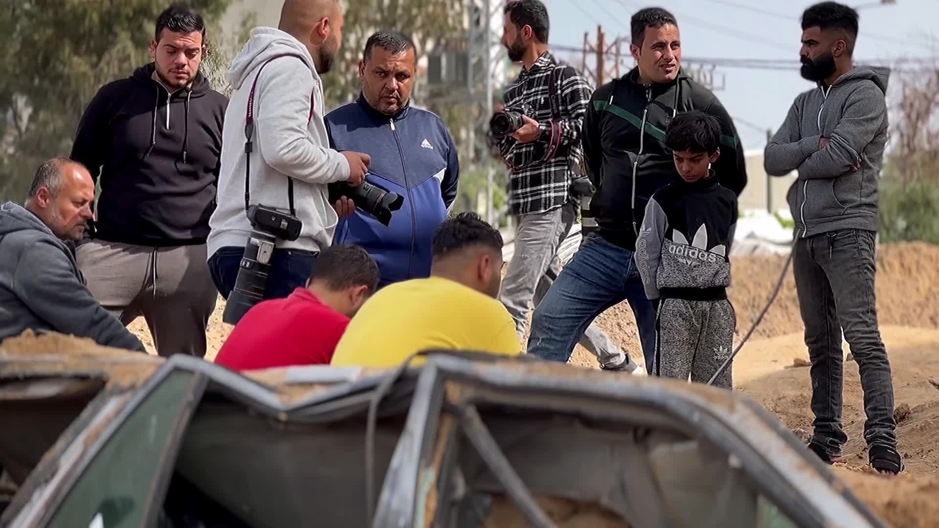Aftermath of Israeli Air Strike In Gaza, Palestine