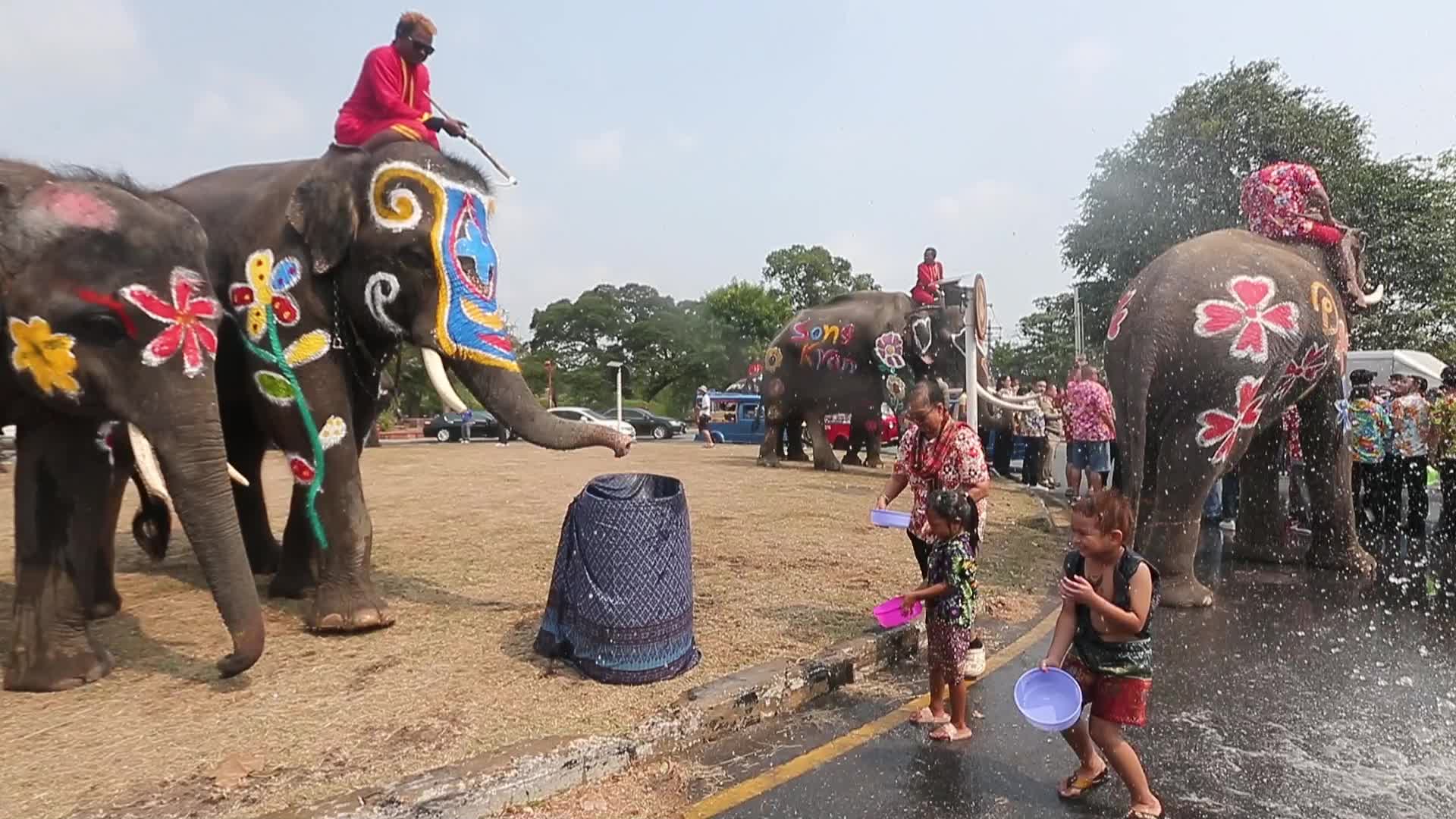 Songkran Water Festival In Bangkok, Thailand