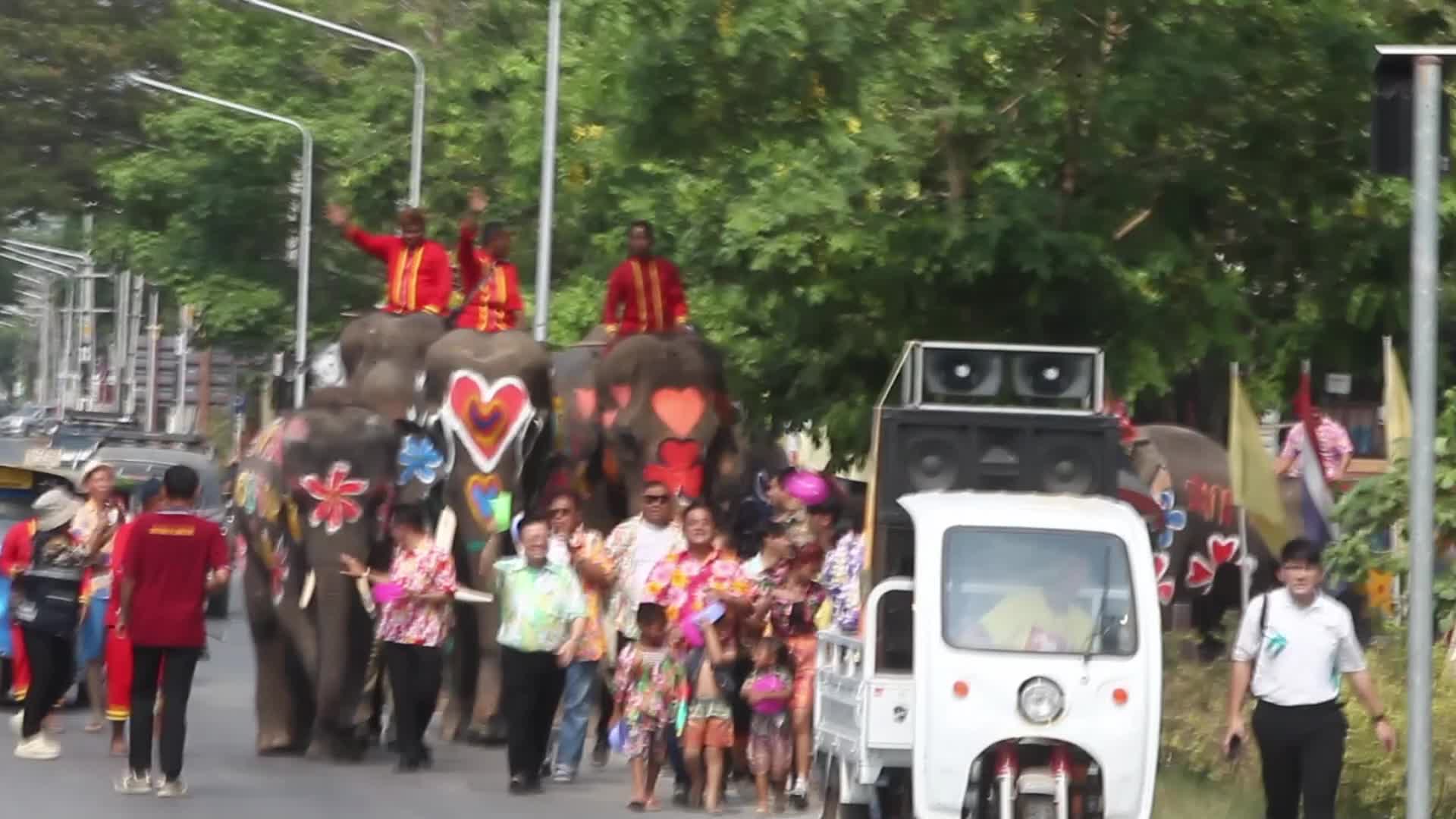 Songkran Water Festival In Bangkok, Thailand