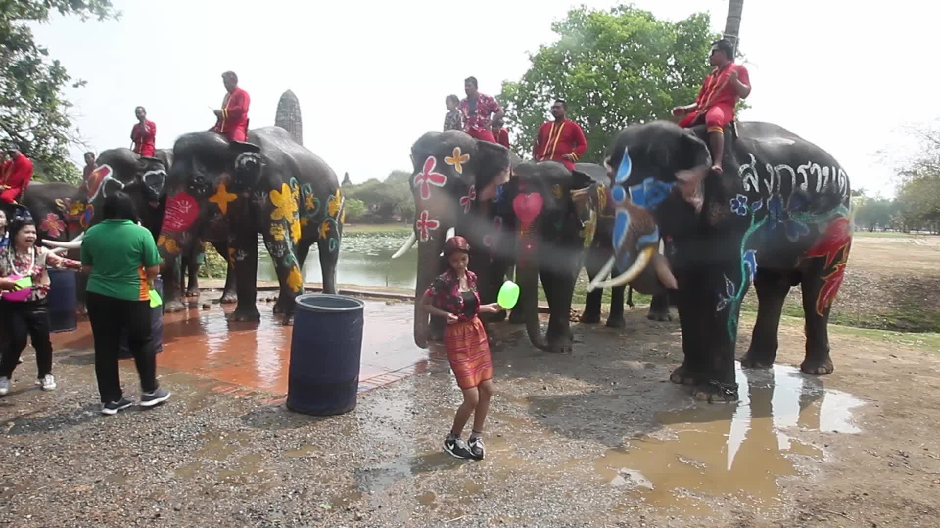 Songkran Water Festival In Bangkok, Thailand