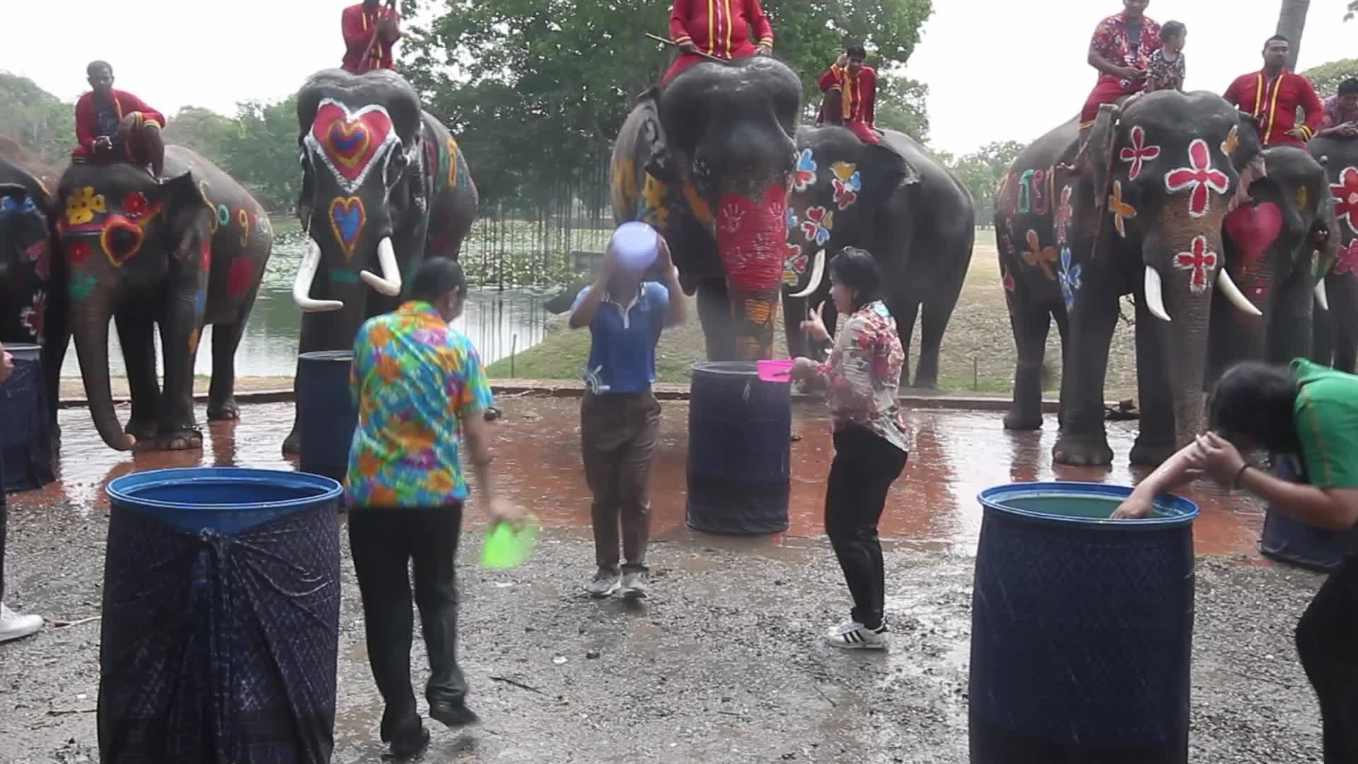 Songkran Water Festival In Bangkok, Thailand