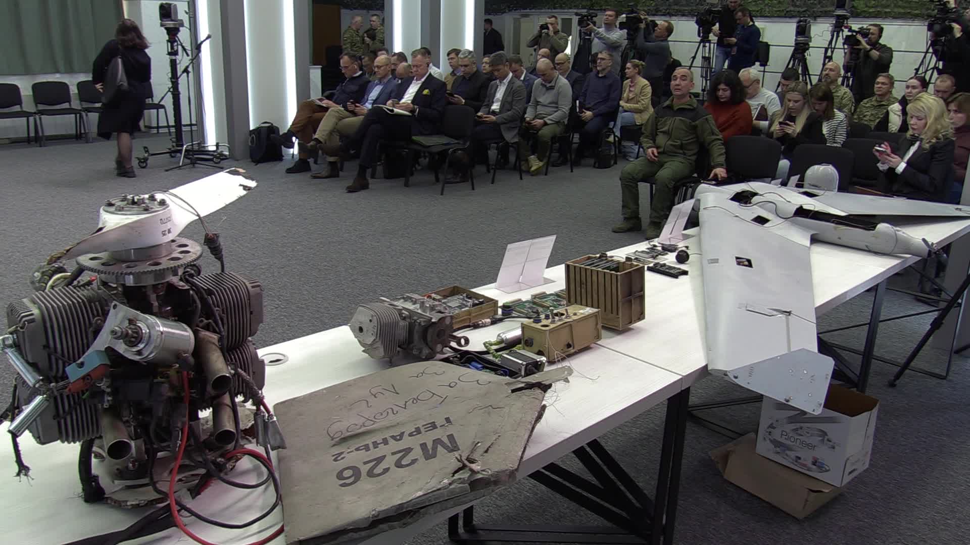 A media briefing of the Security and Defense Forces of Ukraine in Kyiv, amid Russian invasion of Ukraine.
