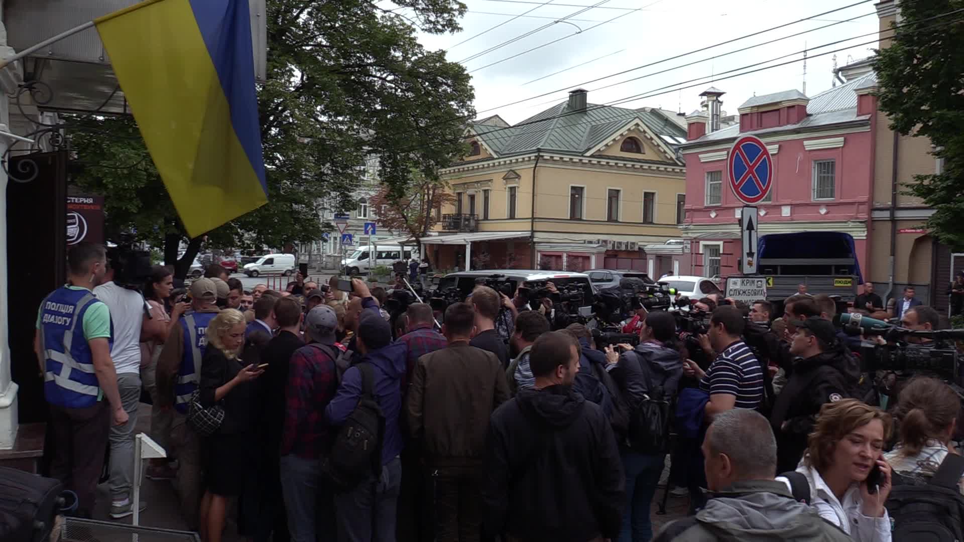 Court hearing for head of Russian RIA Novosti Ukraine news agency Kirill Vyshinsky in Kiev