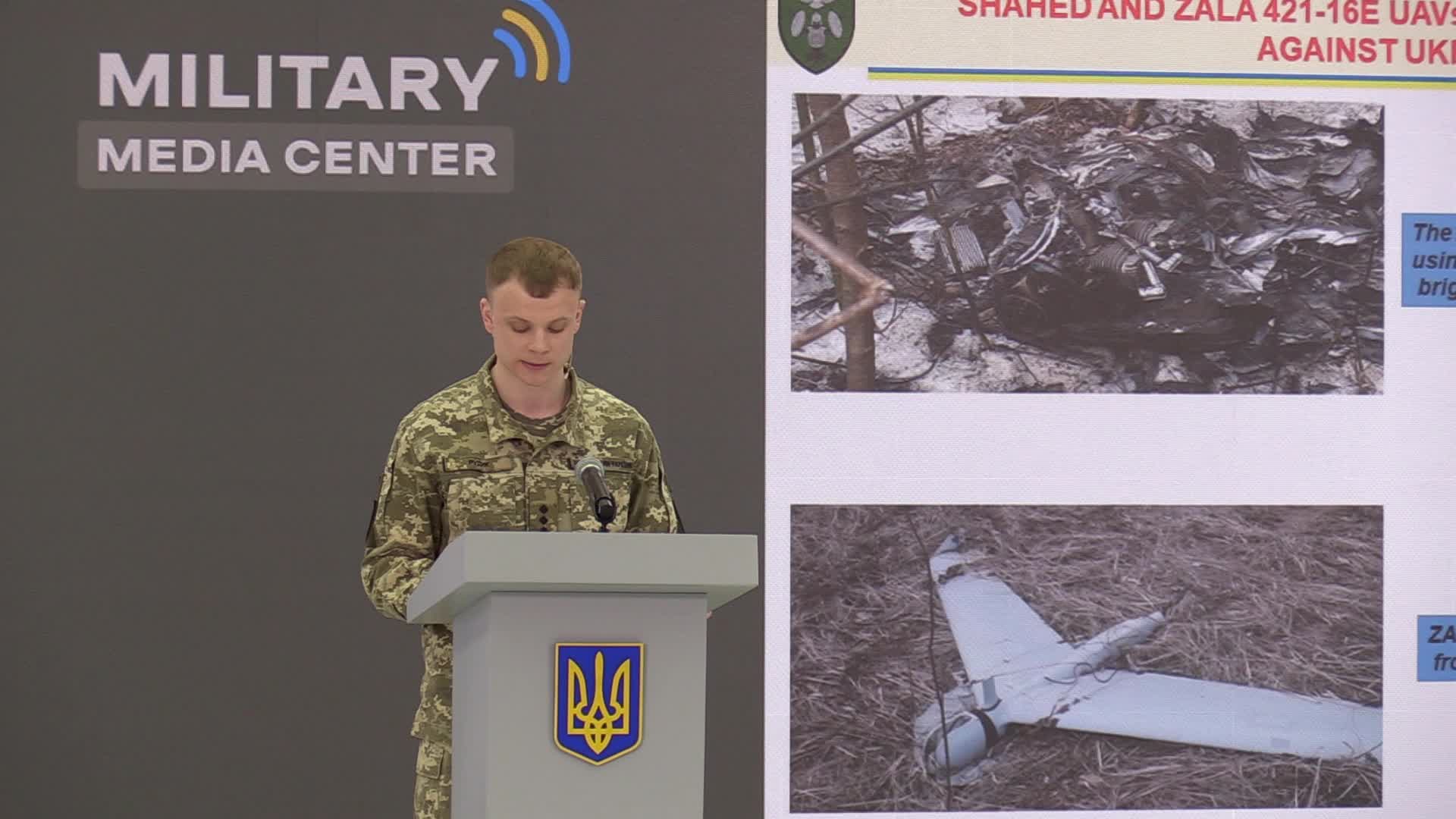 A media briefing of the Security and Defense Forces of Ukraine in Kyiv, amid Russian invasion of Ukraine.