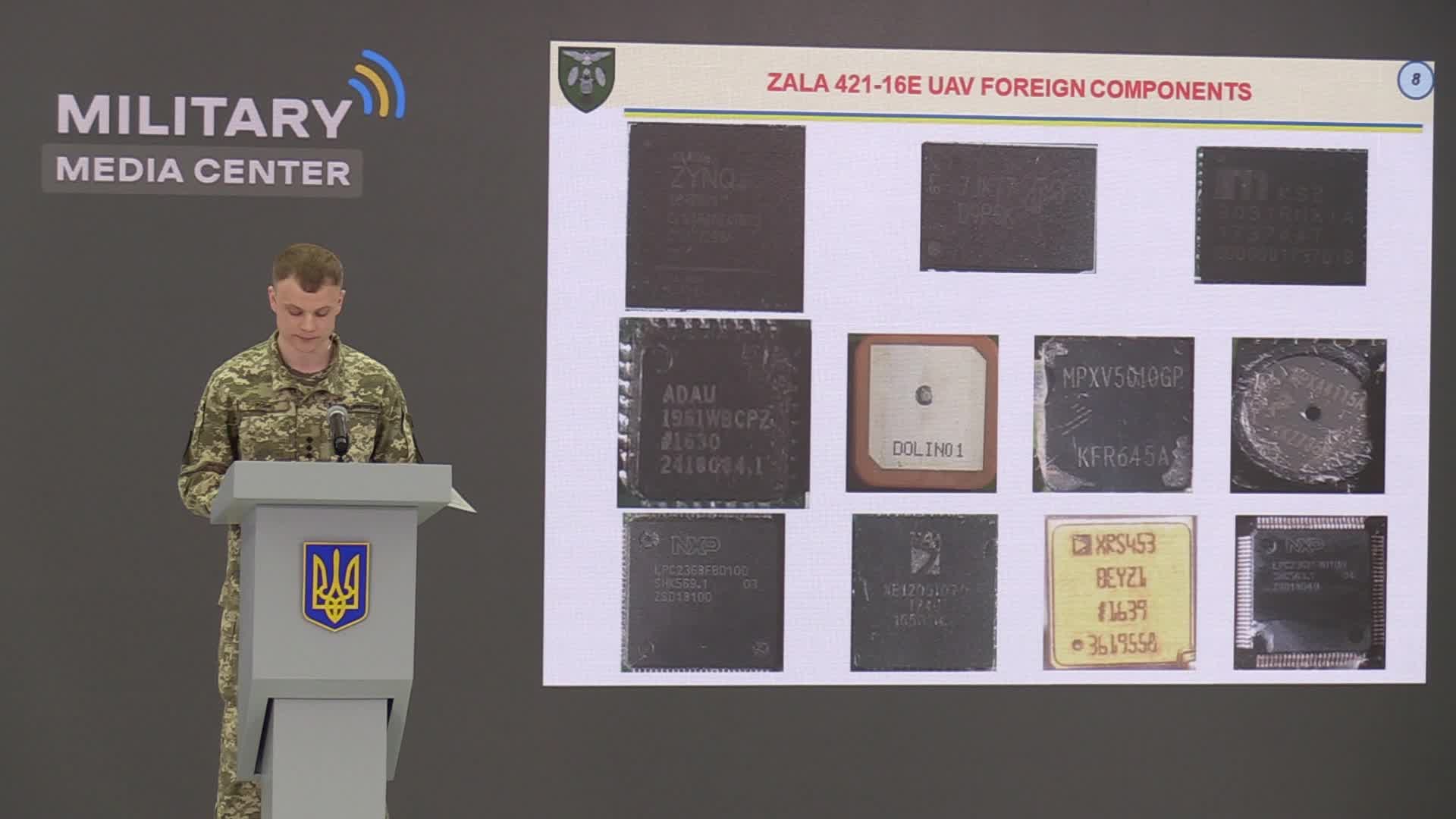 A media briefing of the Security and Defense Forces of Ukraine in Kyiv, amid Russian invasion of Ukraine.