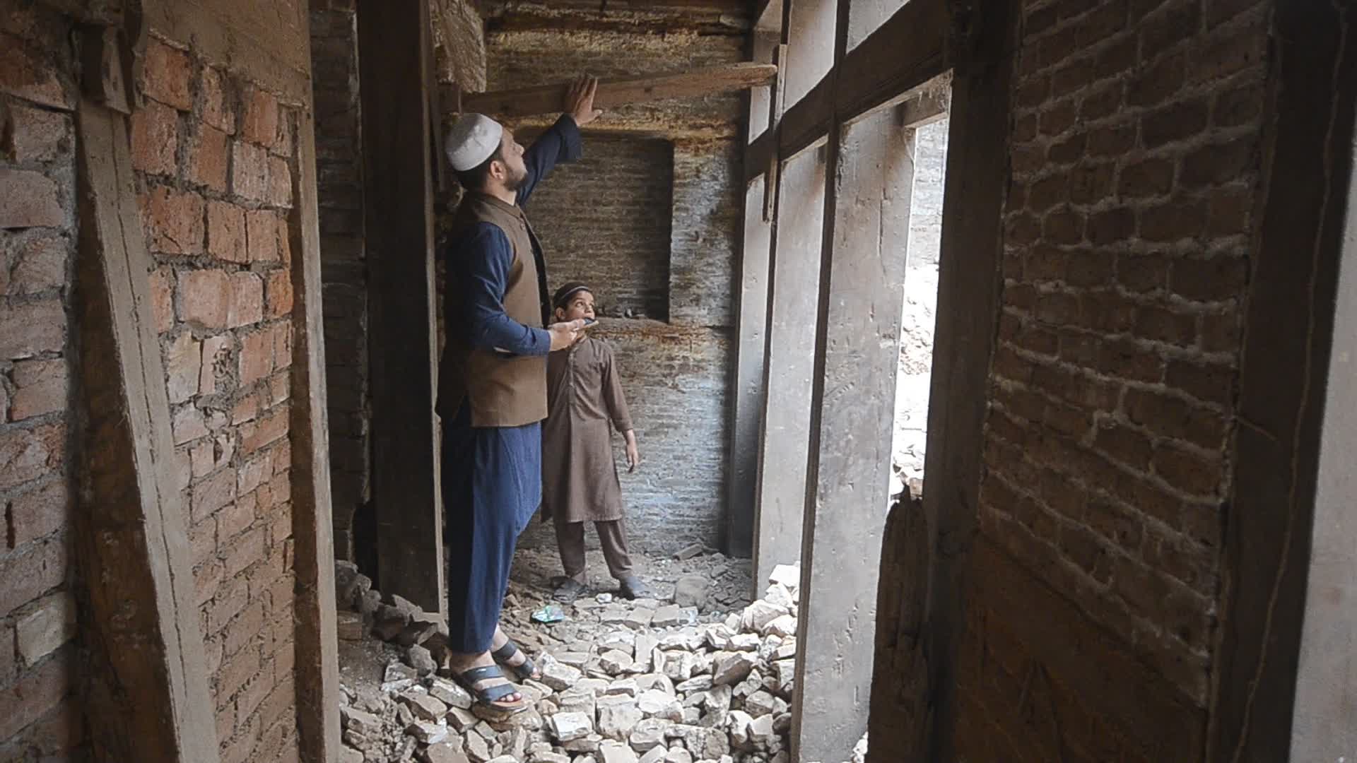 100-year-old house discovered from the rubble of a house in Peshawar