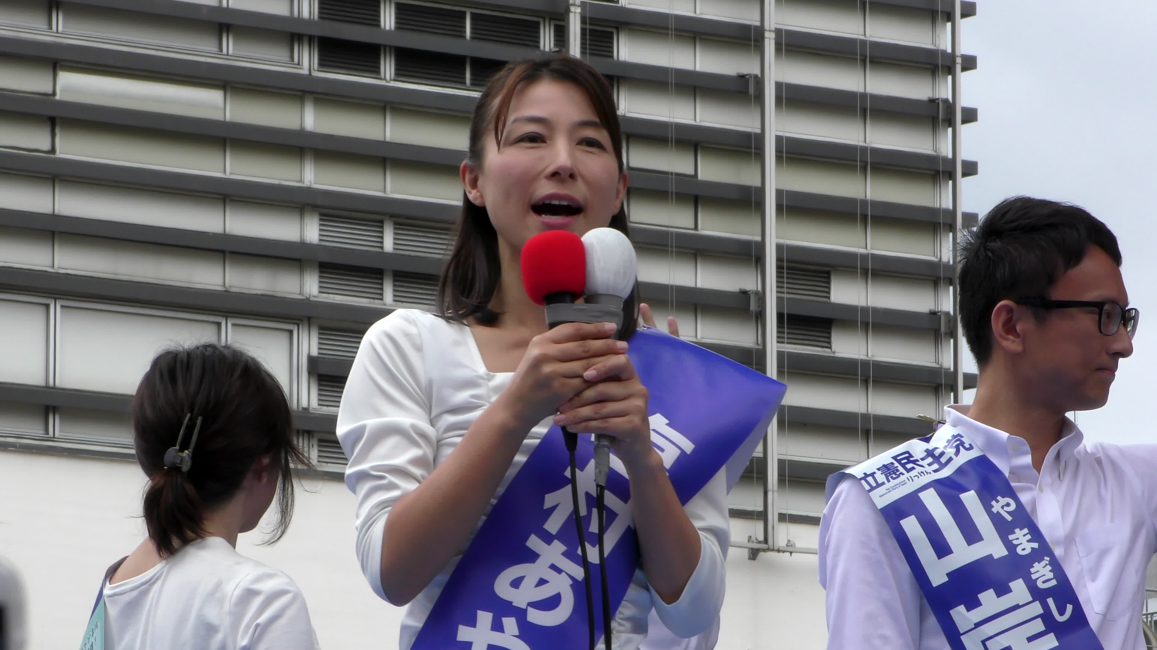 Opposition CDP party leader Yukio Edano campaigns for Japan's House of Councillors election