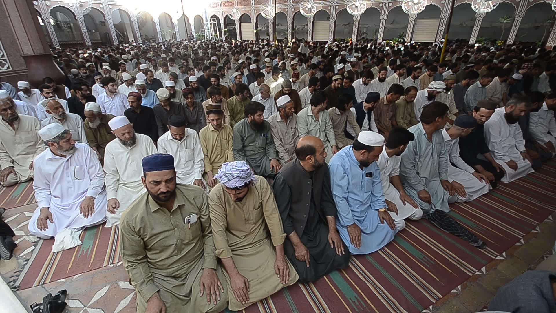 Last Friday prayers of the holy month of Ramadan in Peshawar