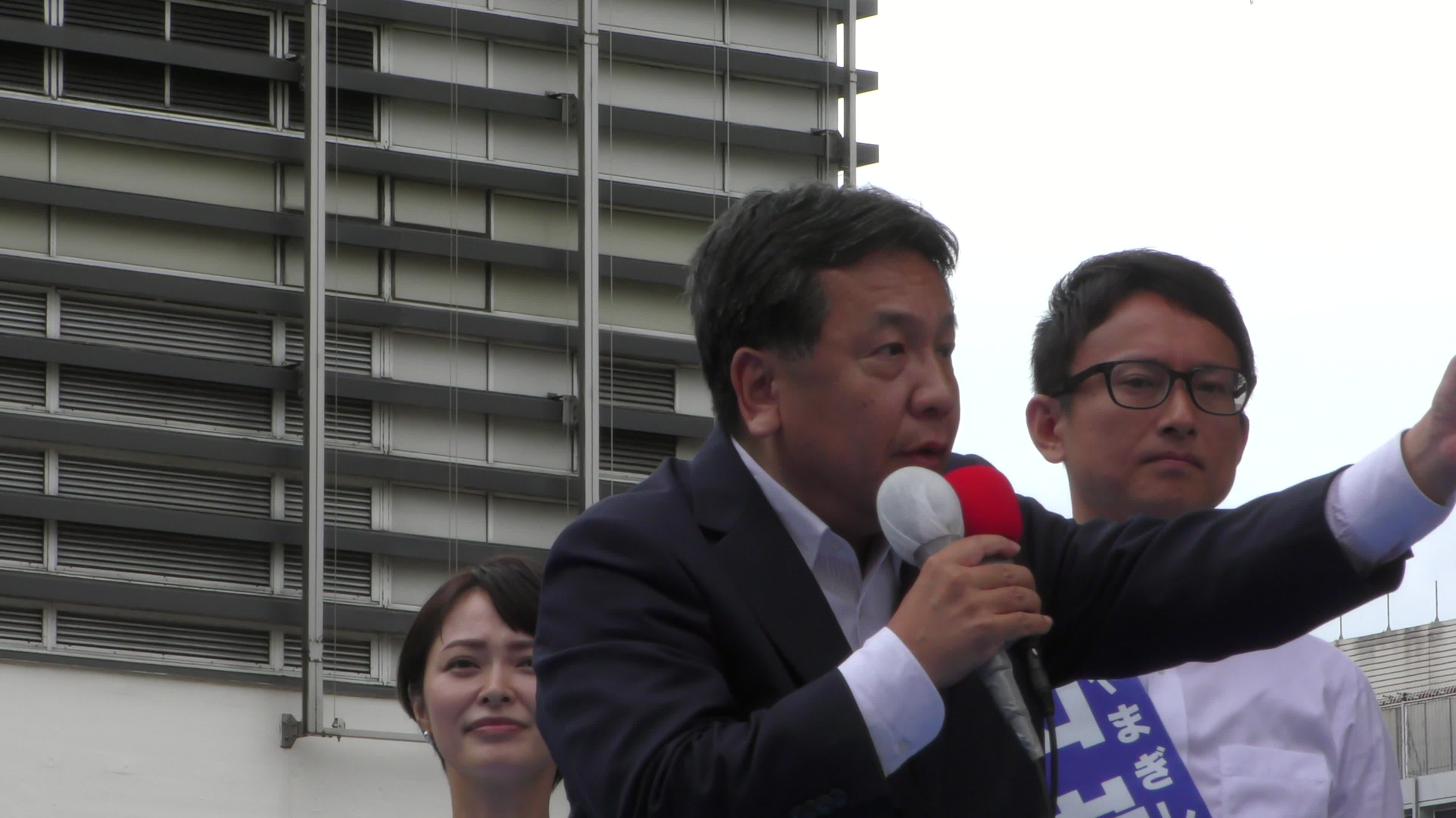 Opposition CDP party leader Yukio Edano campaigns for Japan's House of Councillors election