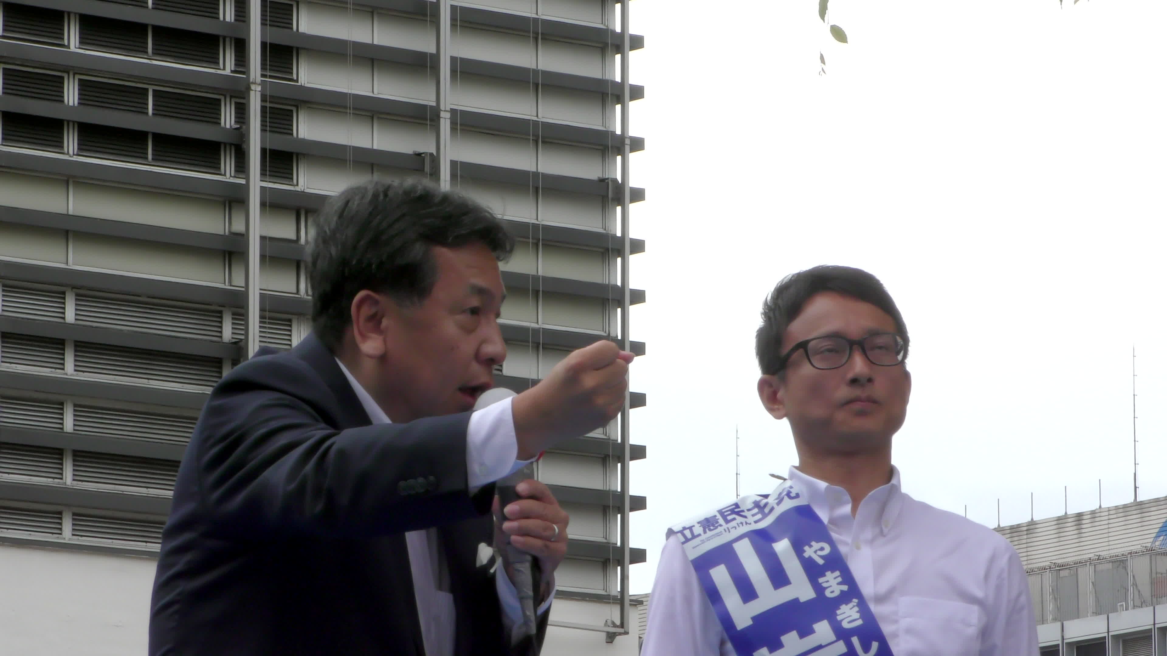 Opposition CDP party leader Yukio Edano campaigns for Japan's House of Councillors election