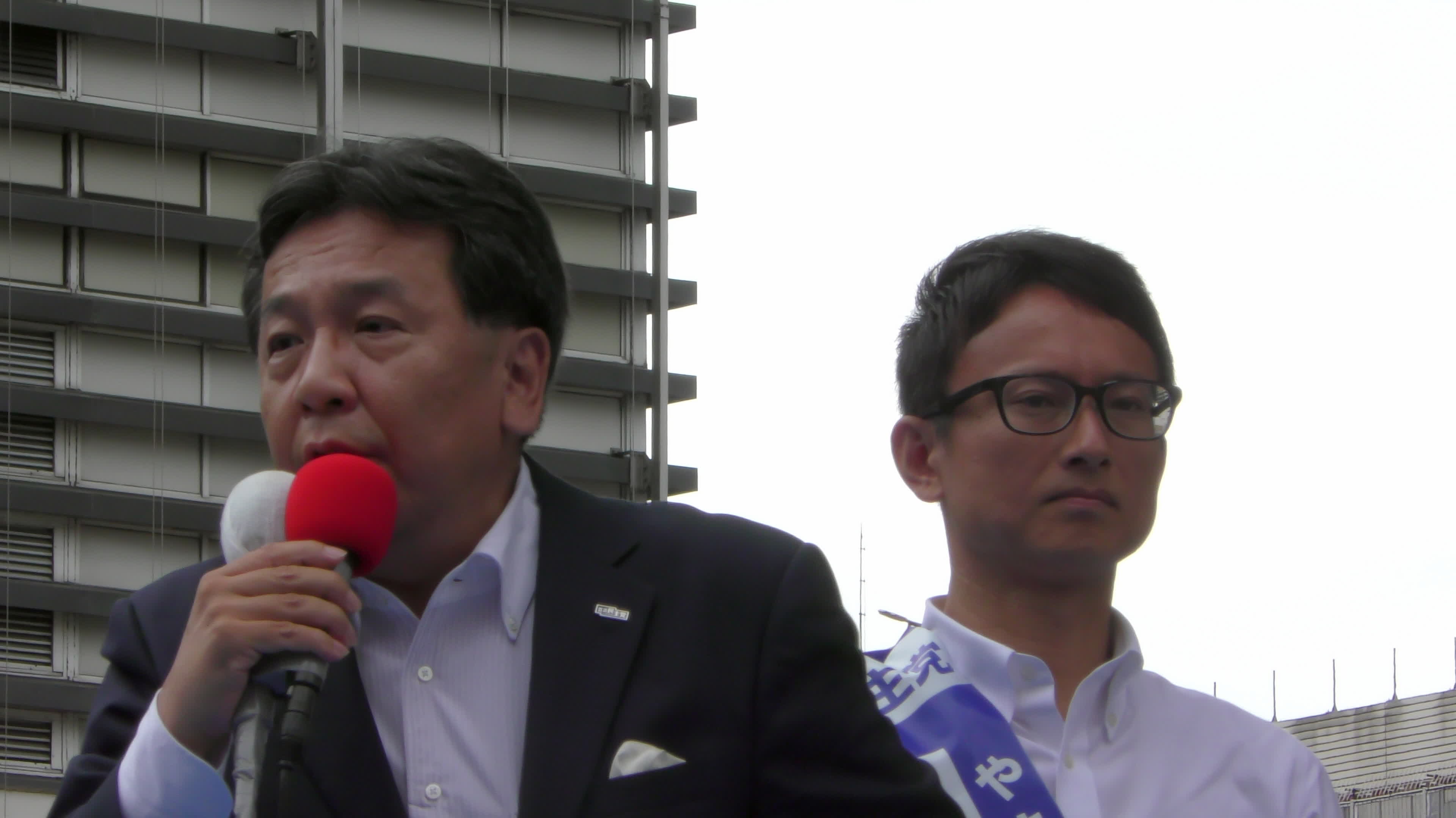 Opposition CDP party leader Yukio Edano campaigns for Japan's House of Councillors election