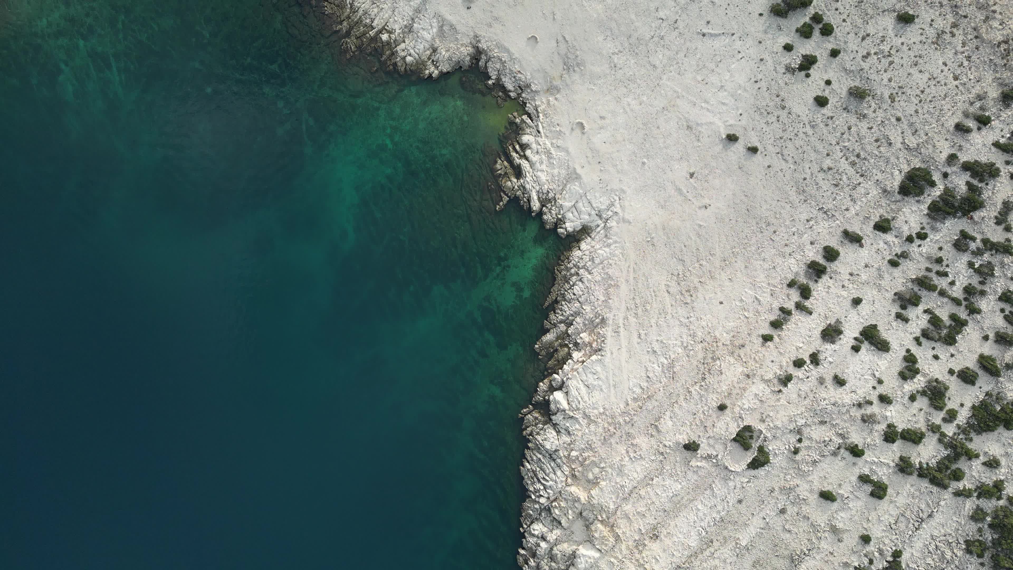 The beautiful island of Pag in Croatia