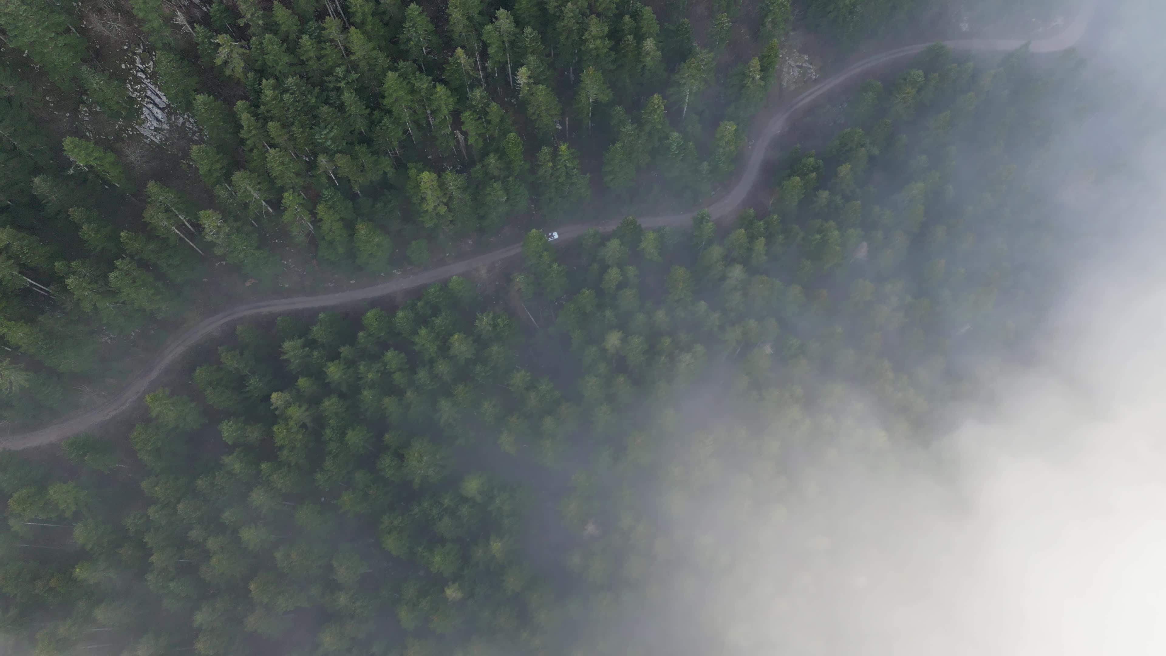 Fog on the mountains