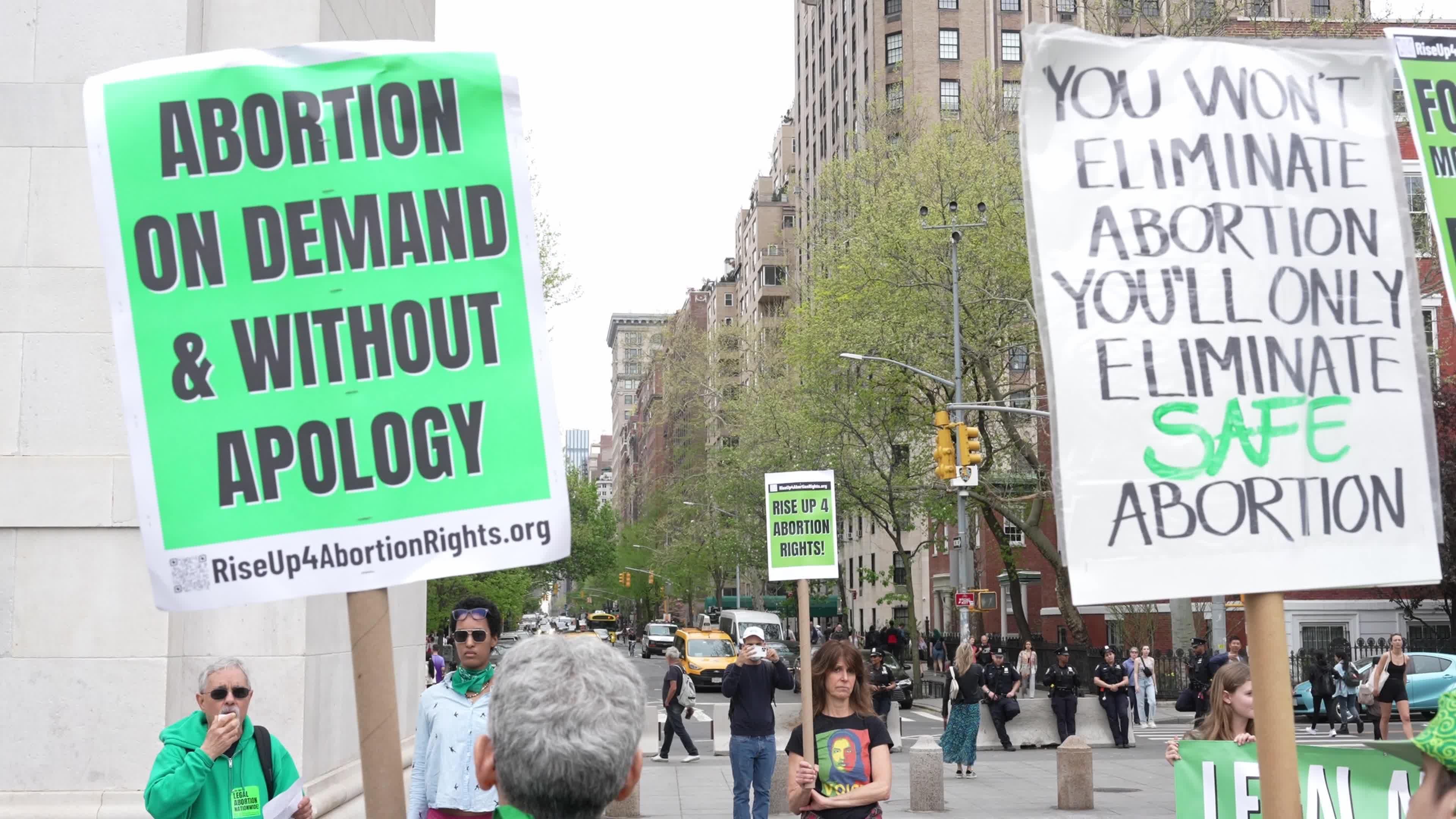 Rally For Reproductive Rights Held In New York In Response To Abortion Pill Ruling