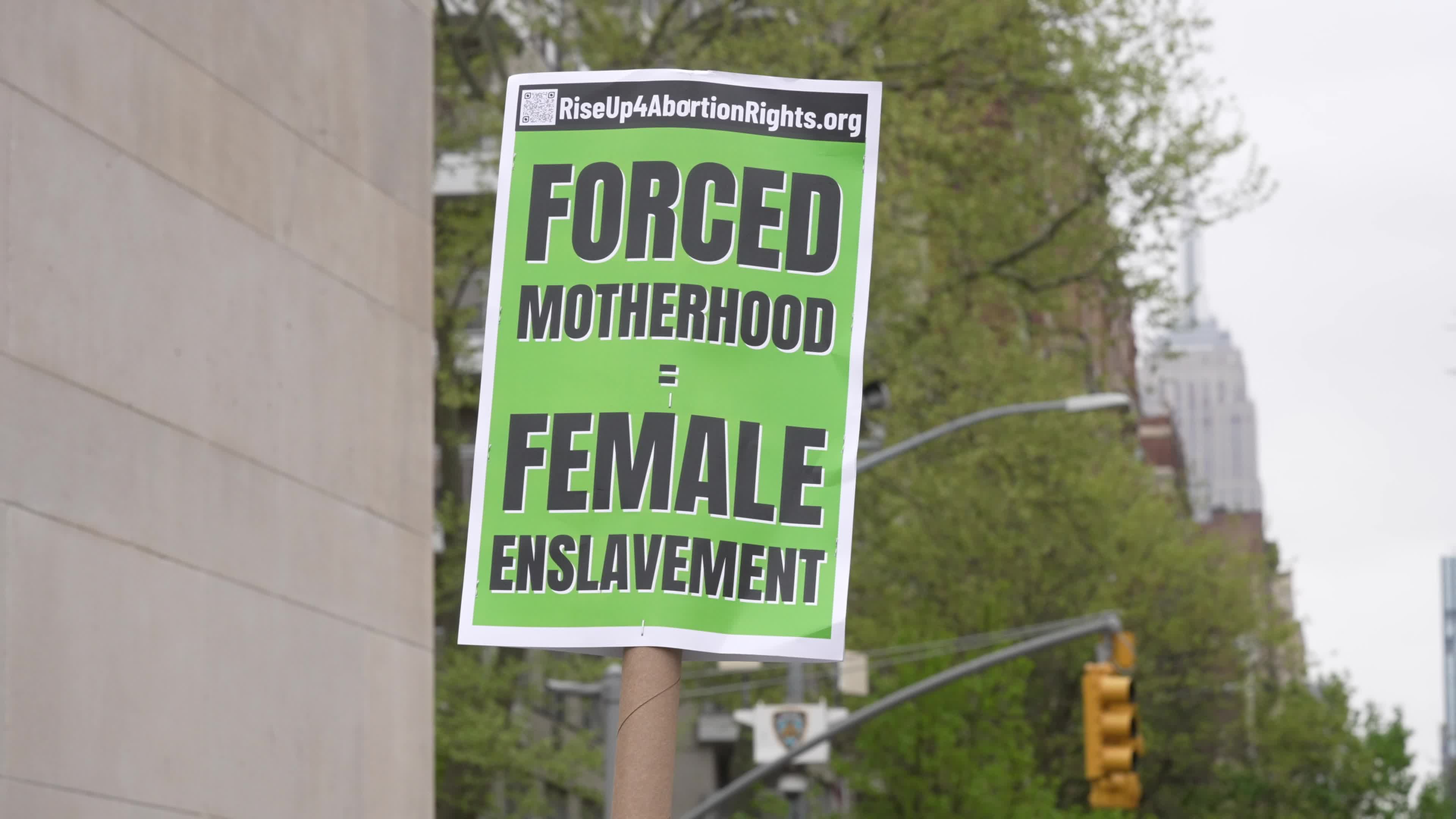 Rally For Reproductive Rights Held In New York In Response To Abortion Pill Ruling