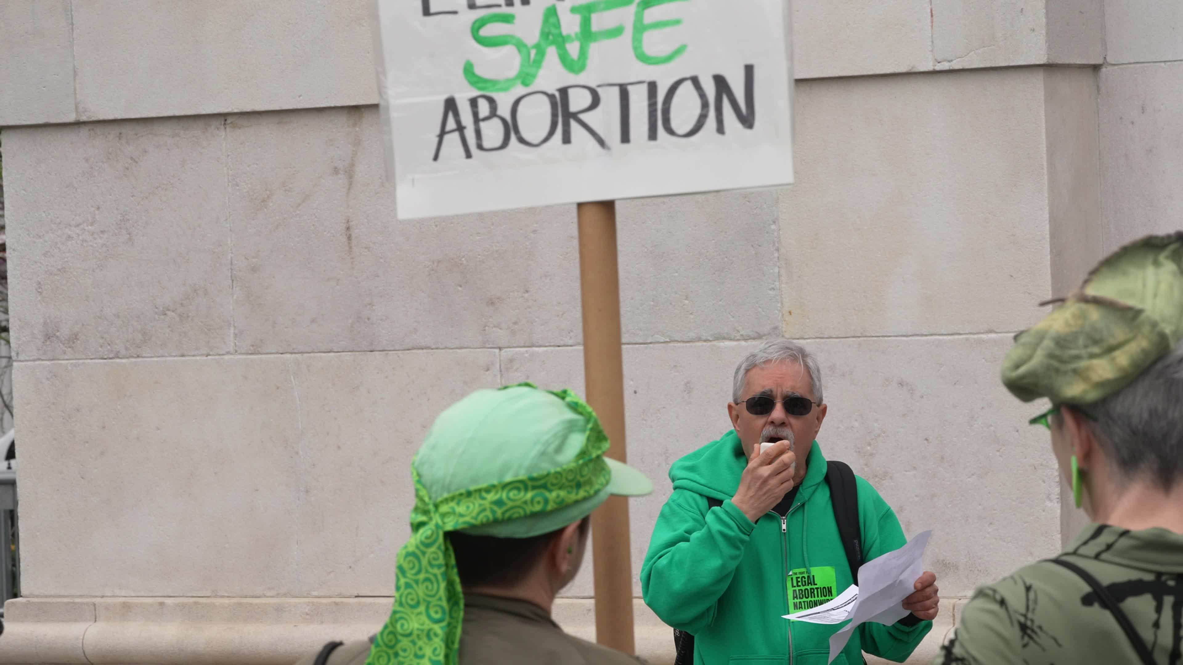 Rally For Reproductive Rights Held In New York In Response To Abortion Pill Ruling