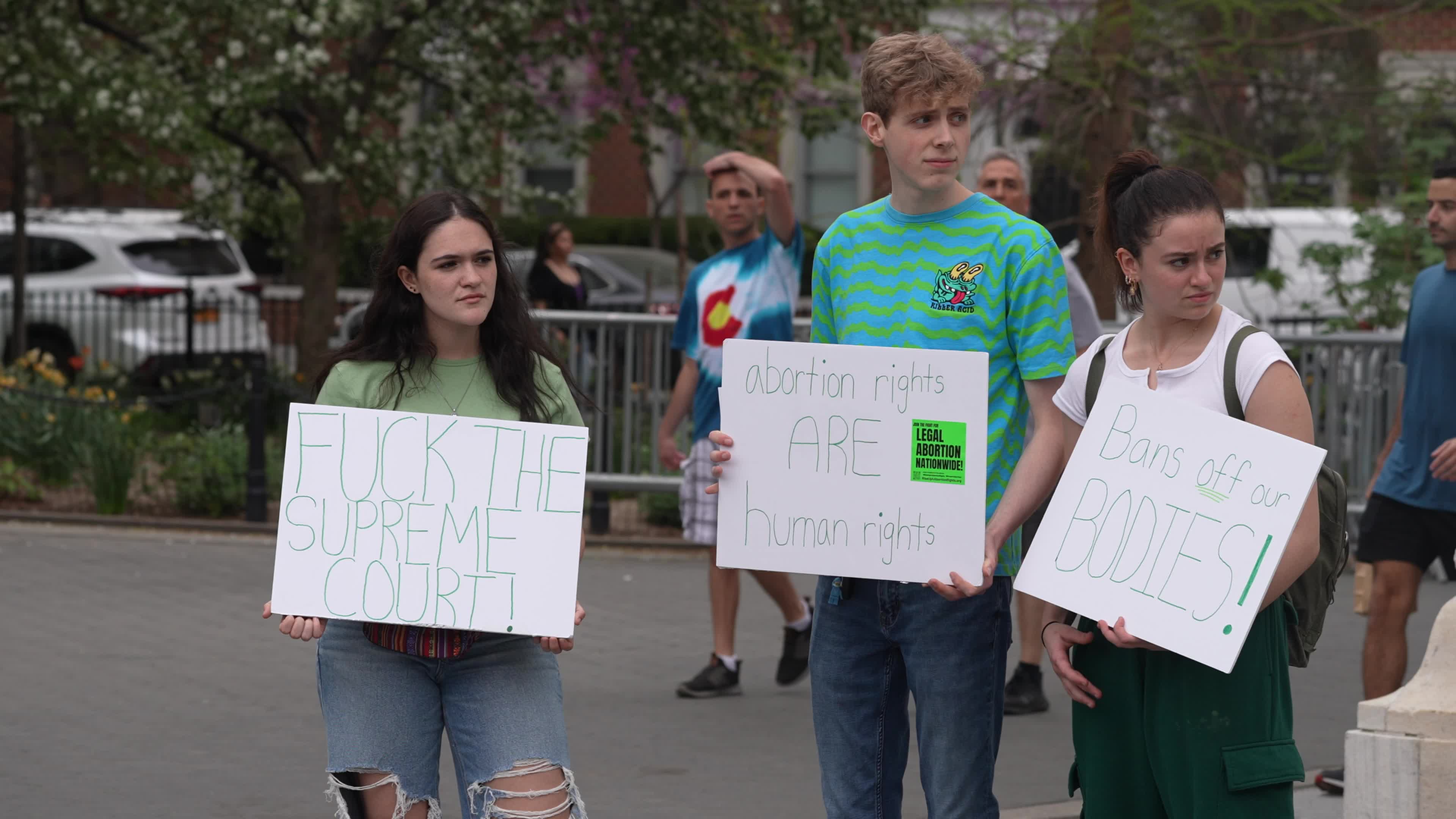 Rally For Reproductive Rights Held In New York In Response To Abortion Pill Ruling