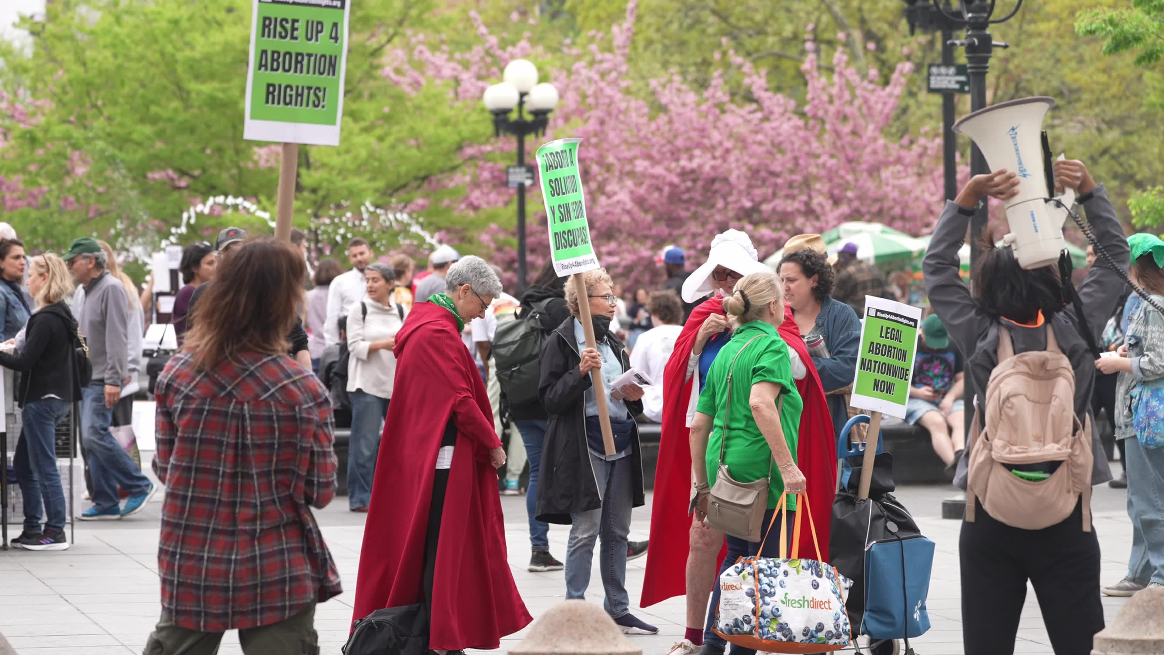 Rally For Reproductive Rights Held In New York In Response To Abortion Pill Ruling