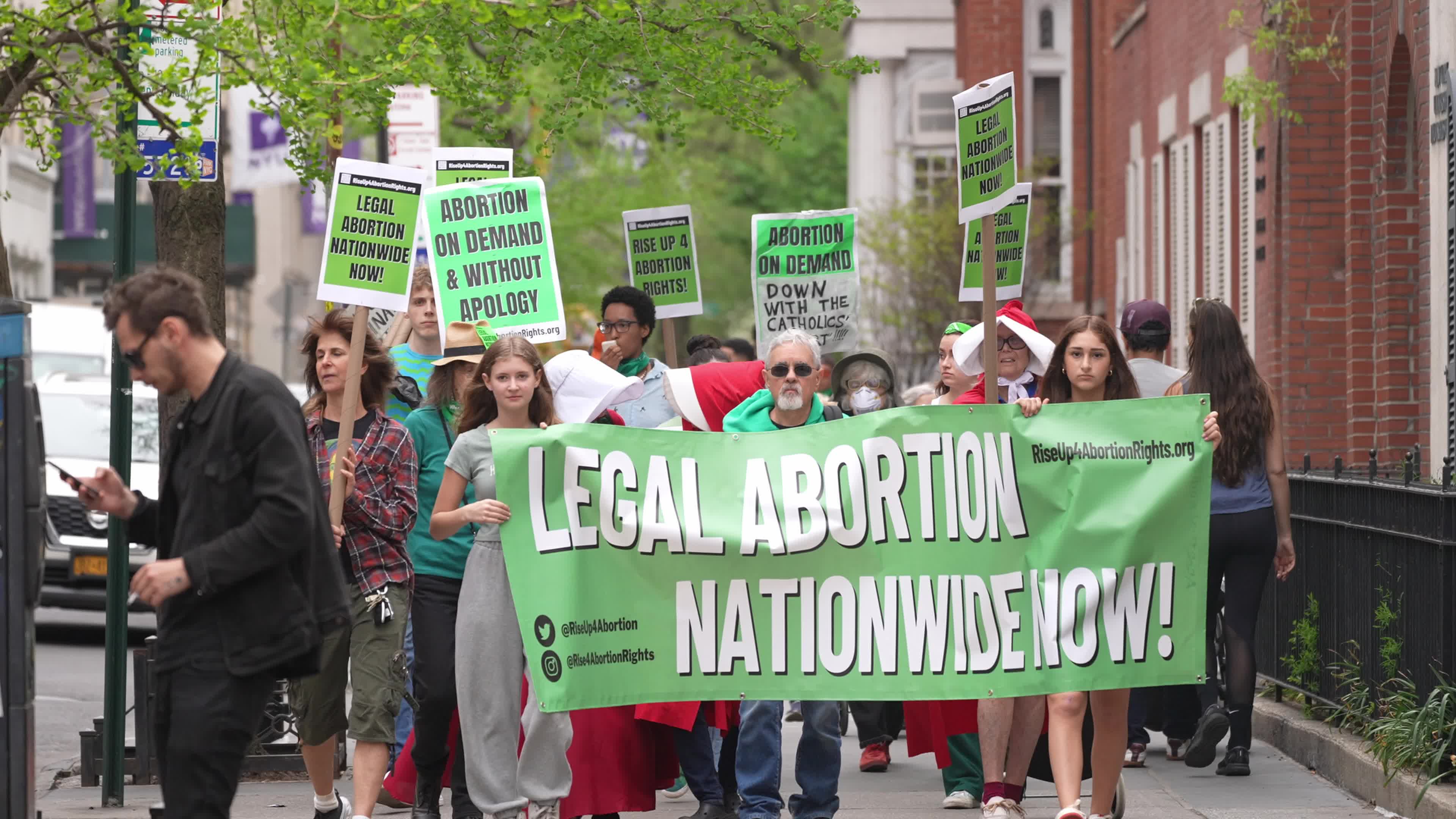 Rally For Reproductive Rights Held In New York In Response To Abortion Pill Ruling