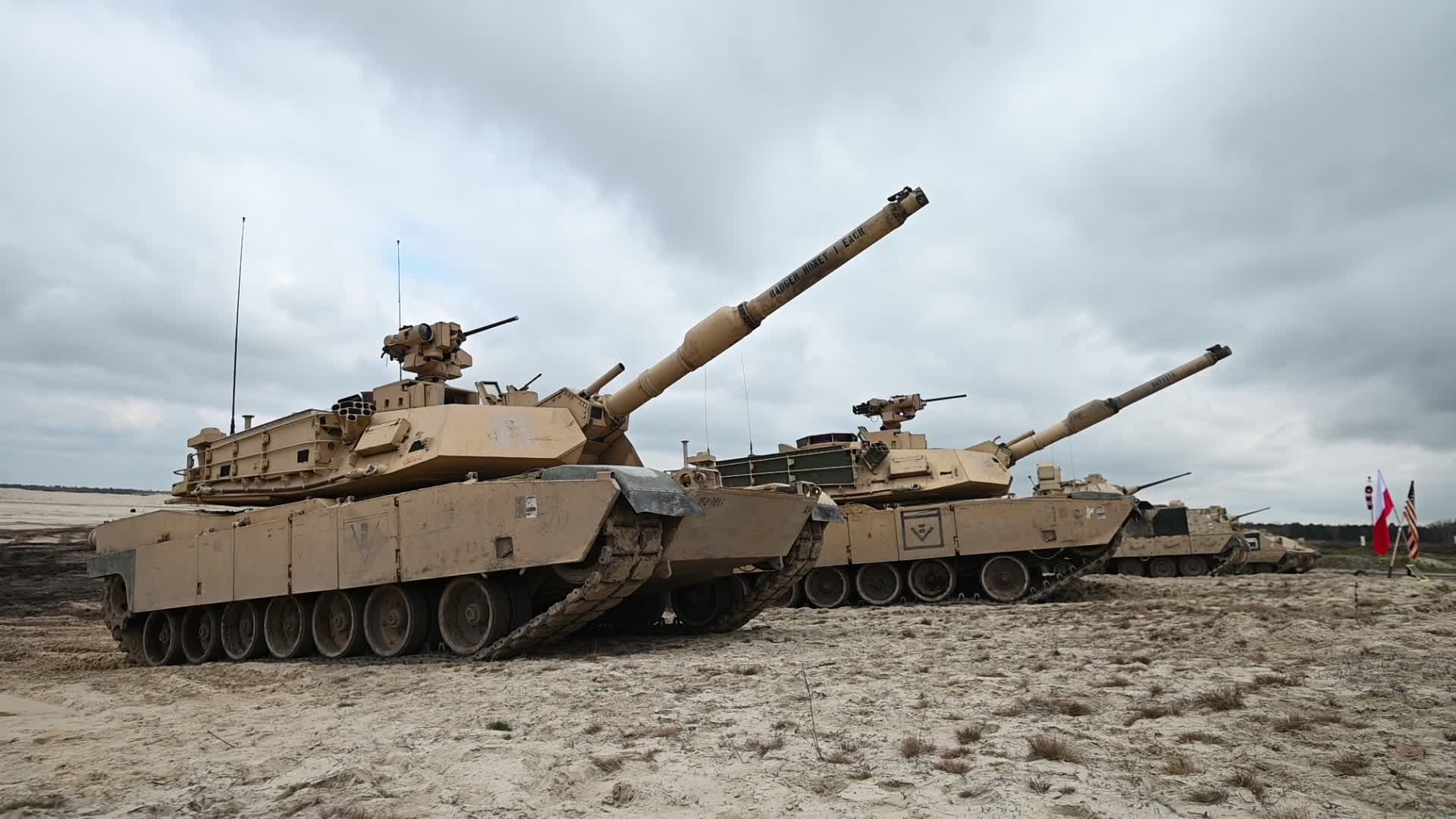 Abrams Tank Training In Nowa Deba