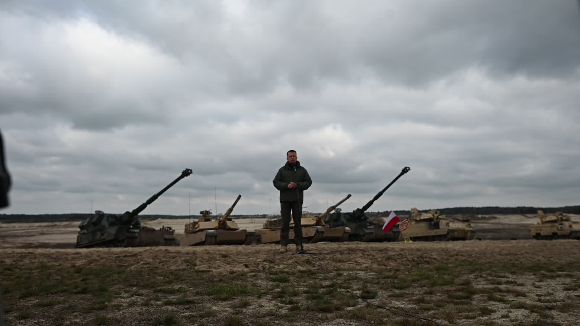 Abrams Tank Training In Nowa Deba