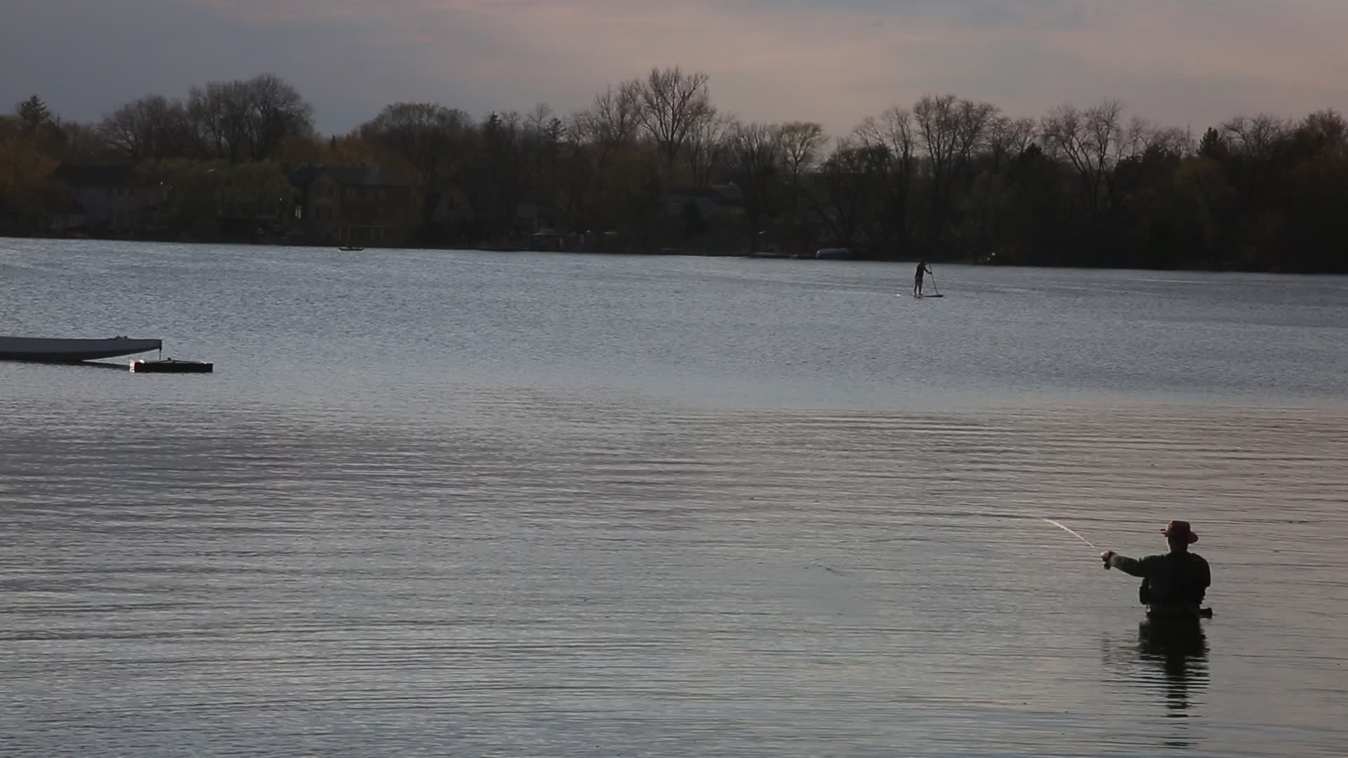 Daily life along Lake Wilcox