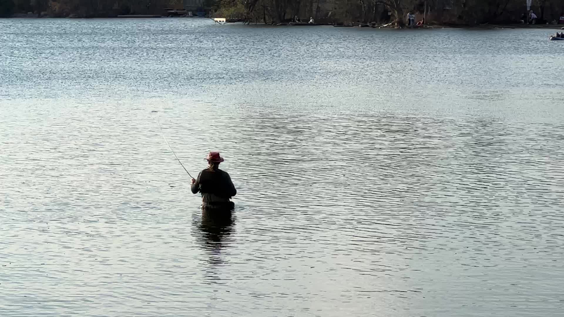 Daily life along Lake Wilcox