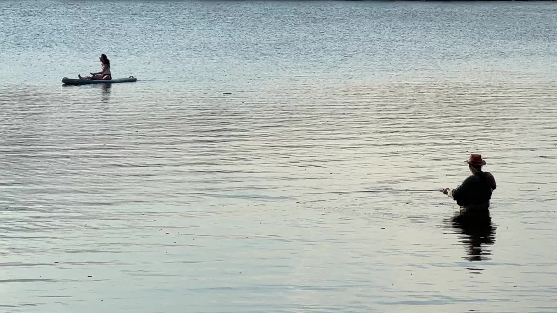 Daily life along Lake Wilcox