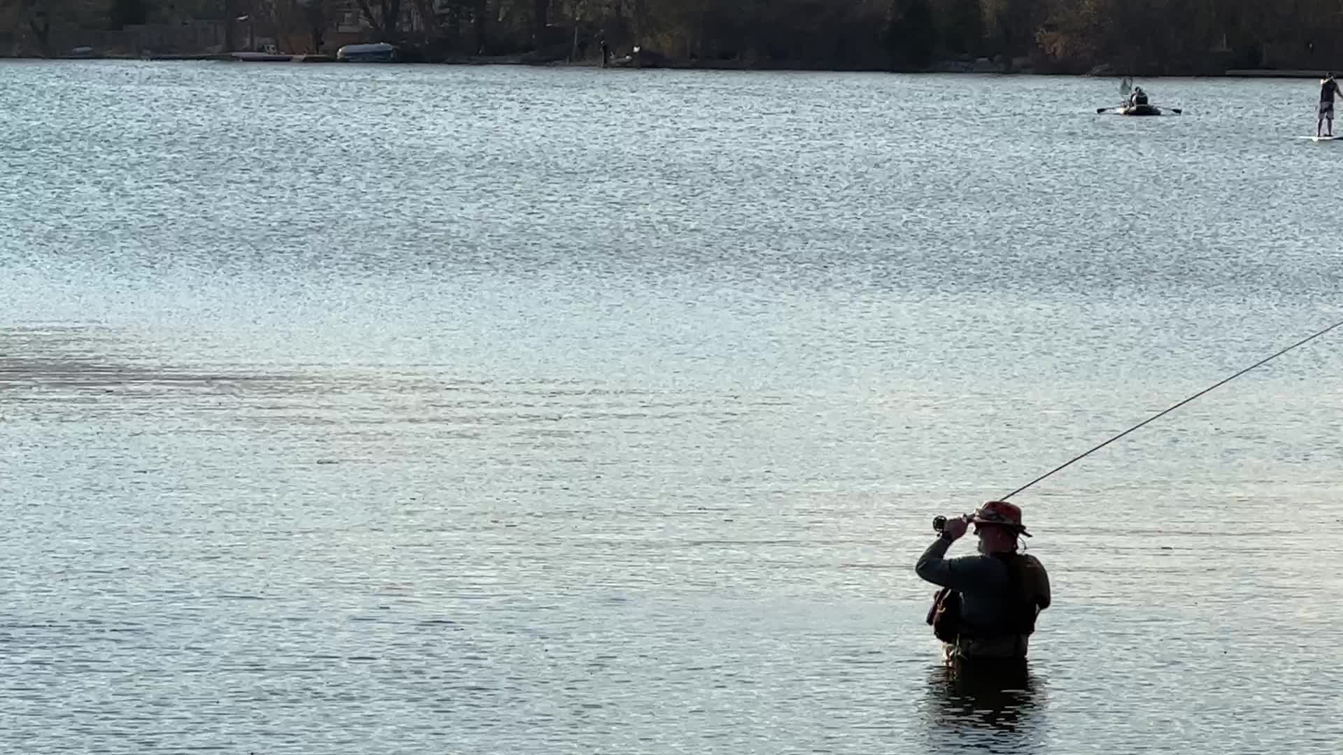 Daily life along Lake Wilcox