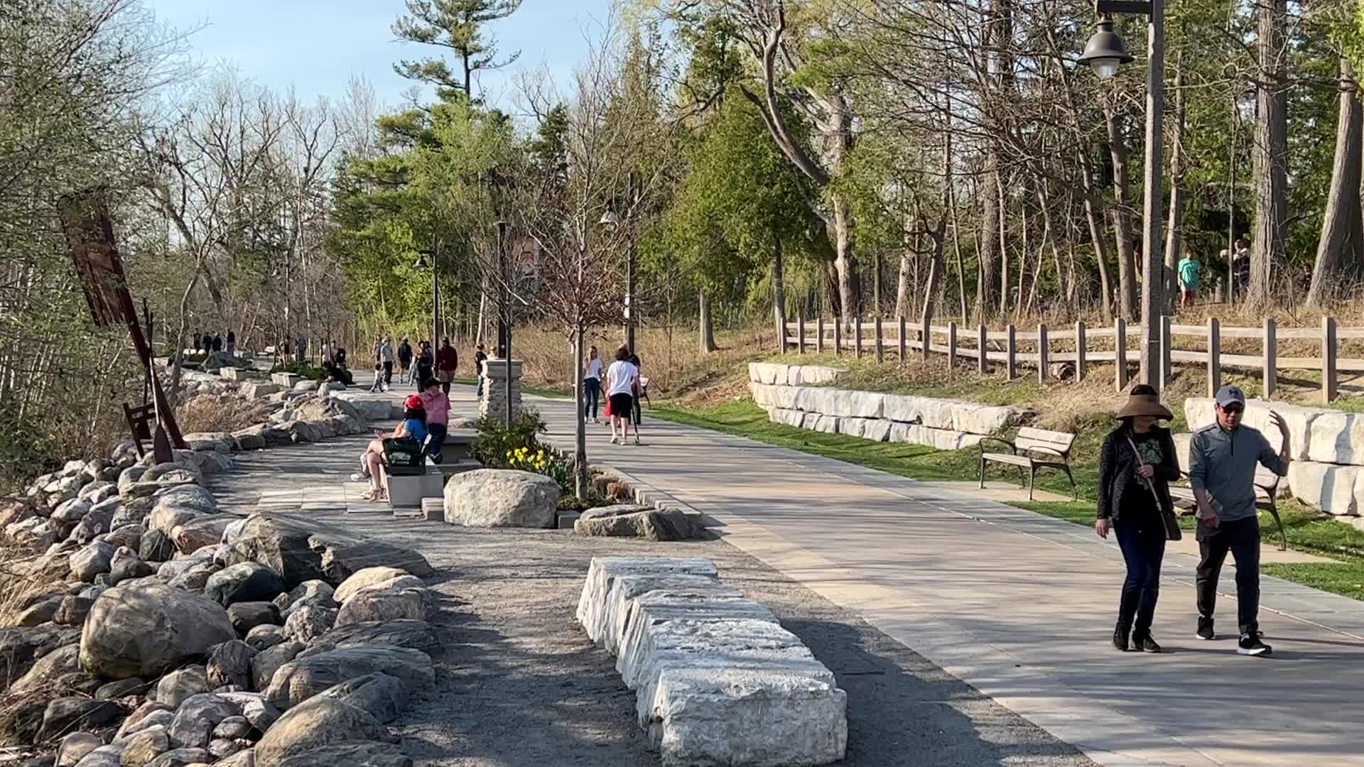 Daily life along Lake Wilcox