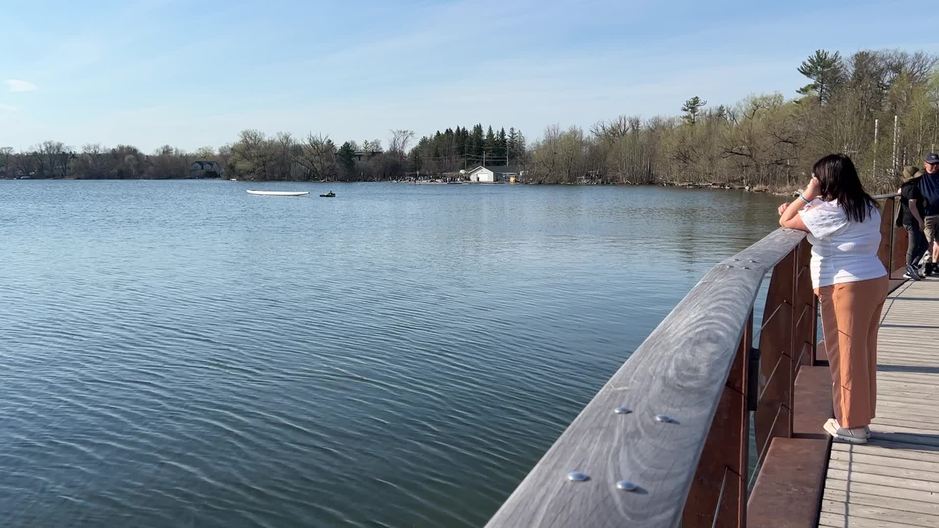Daily life along Lake Wilcox