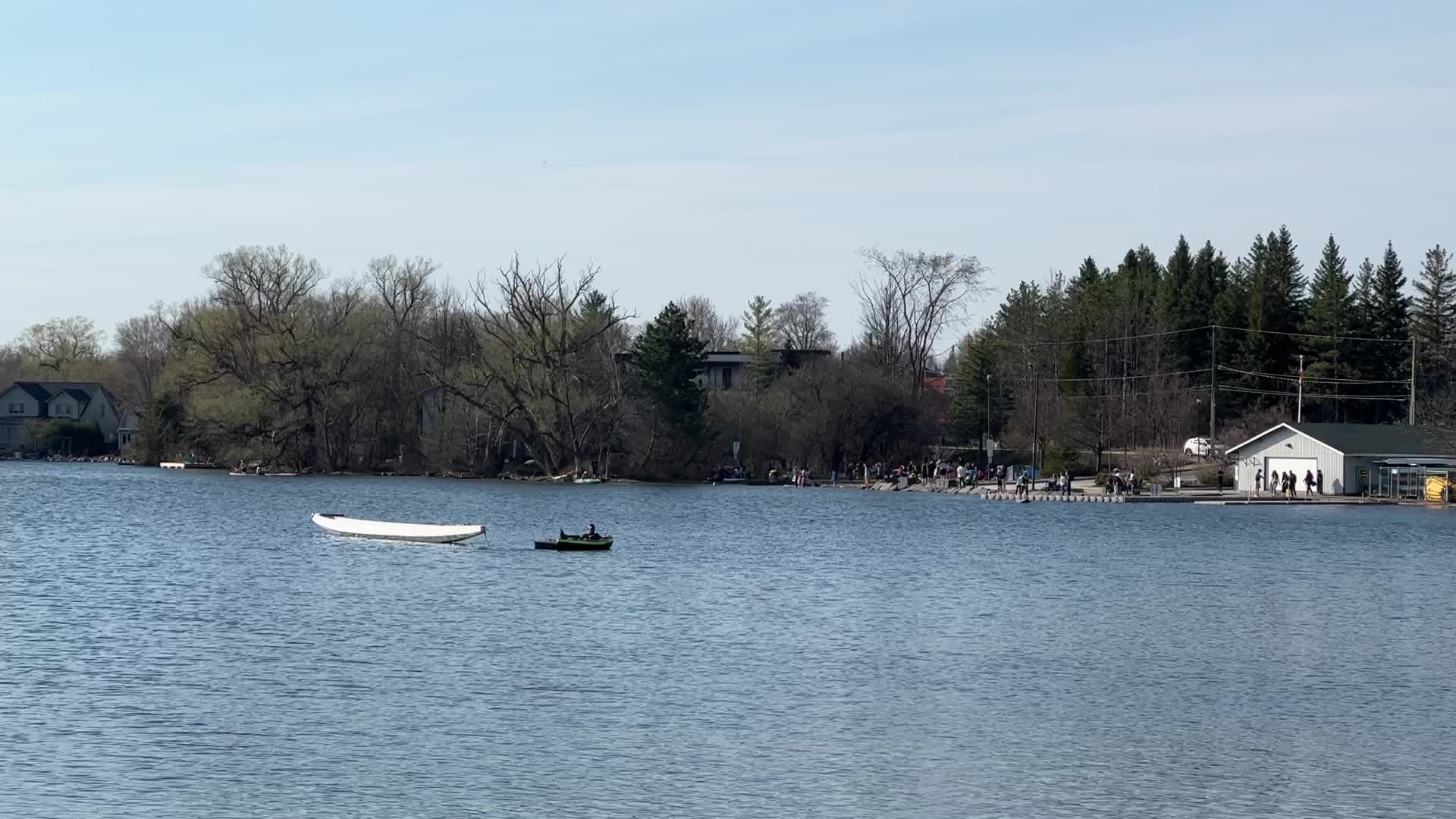 Daily life along Lake Wilcox