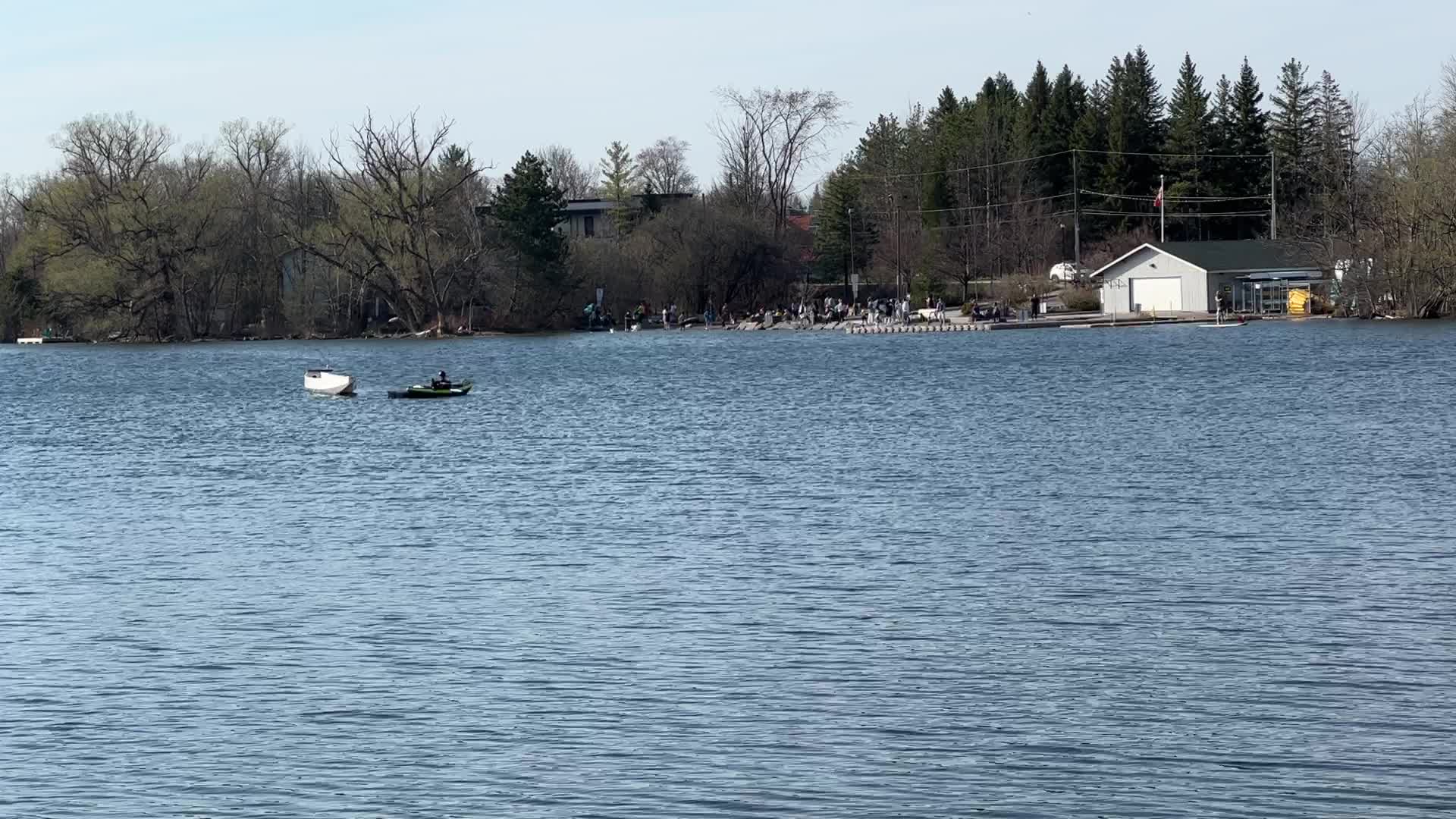 Daily life along Lake Wilcox