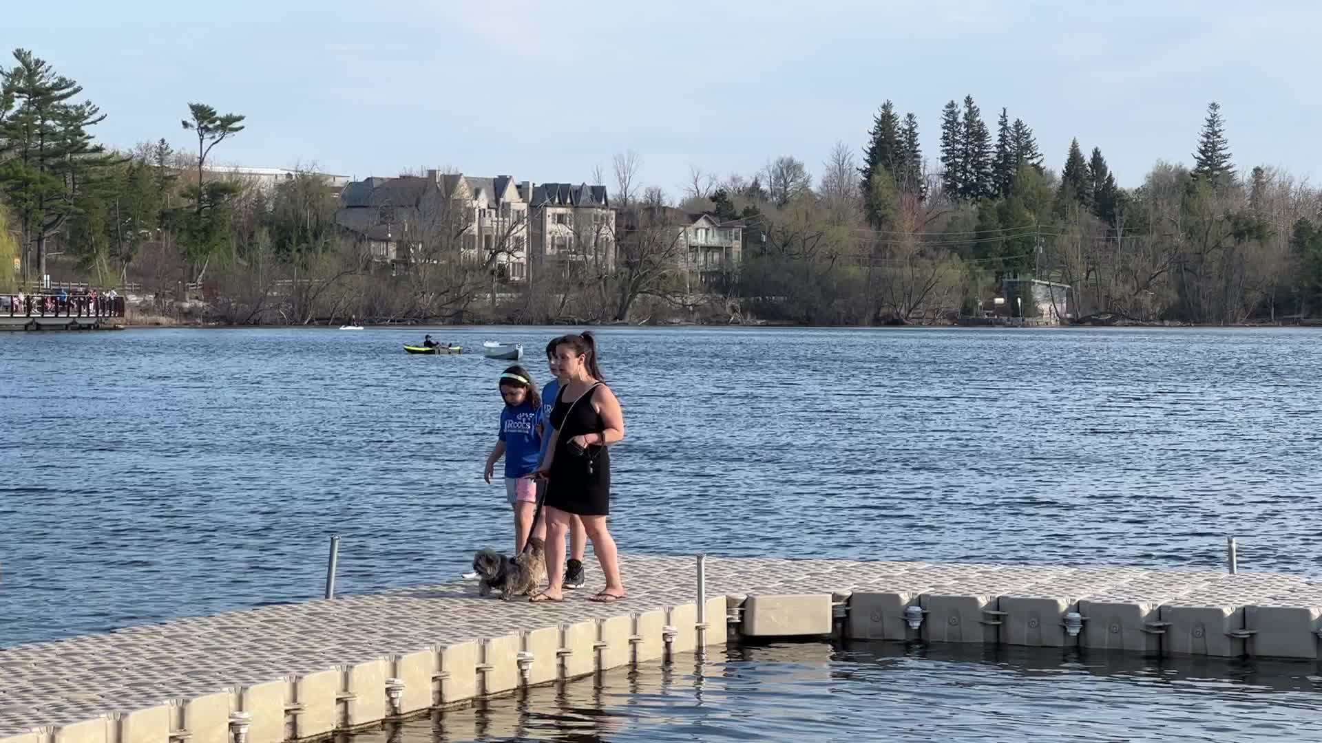Daily life along Lake Wilcox