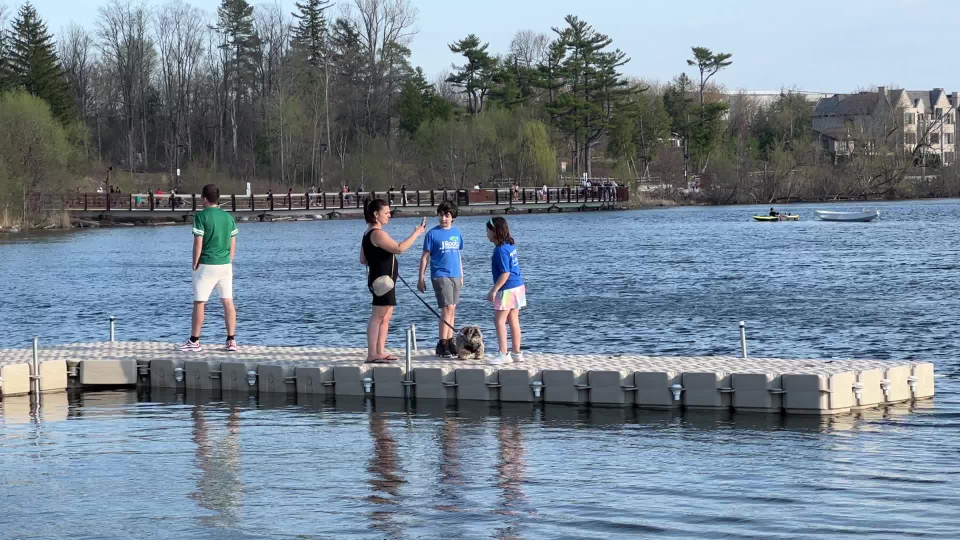 Daily life along Lake Wilcox