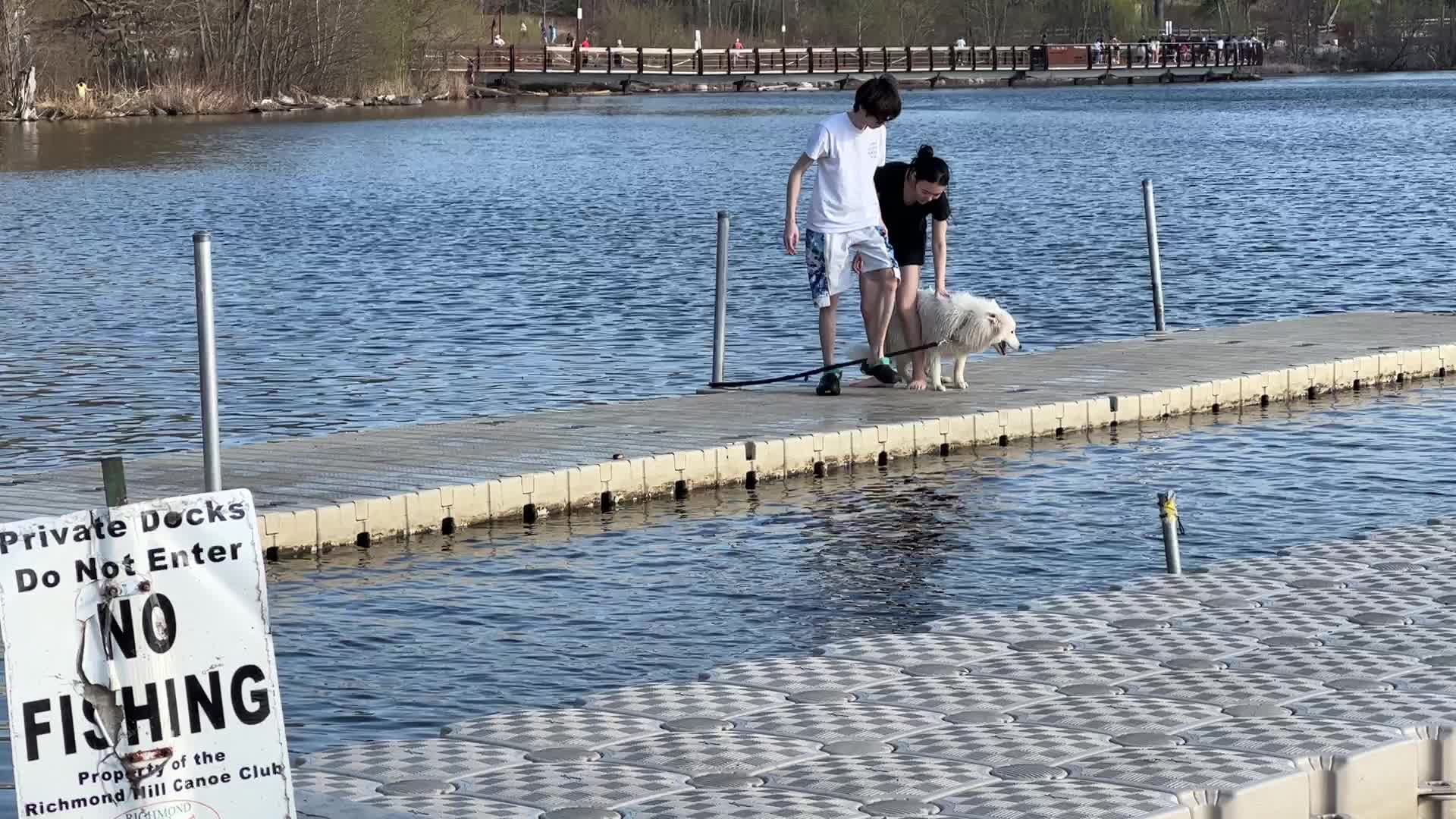 Daily life along Lake Wilcox